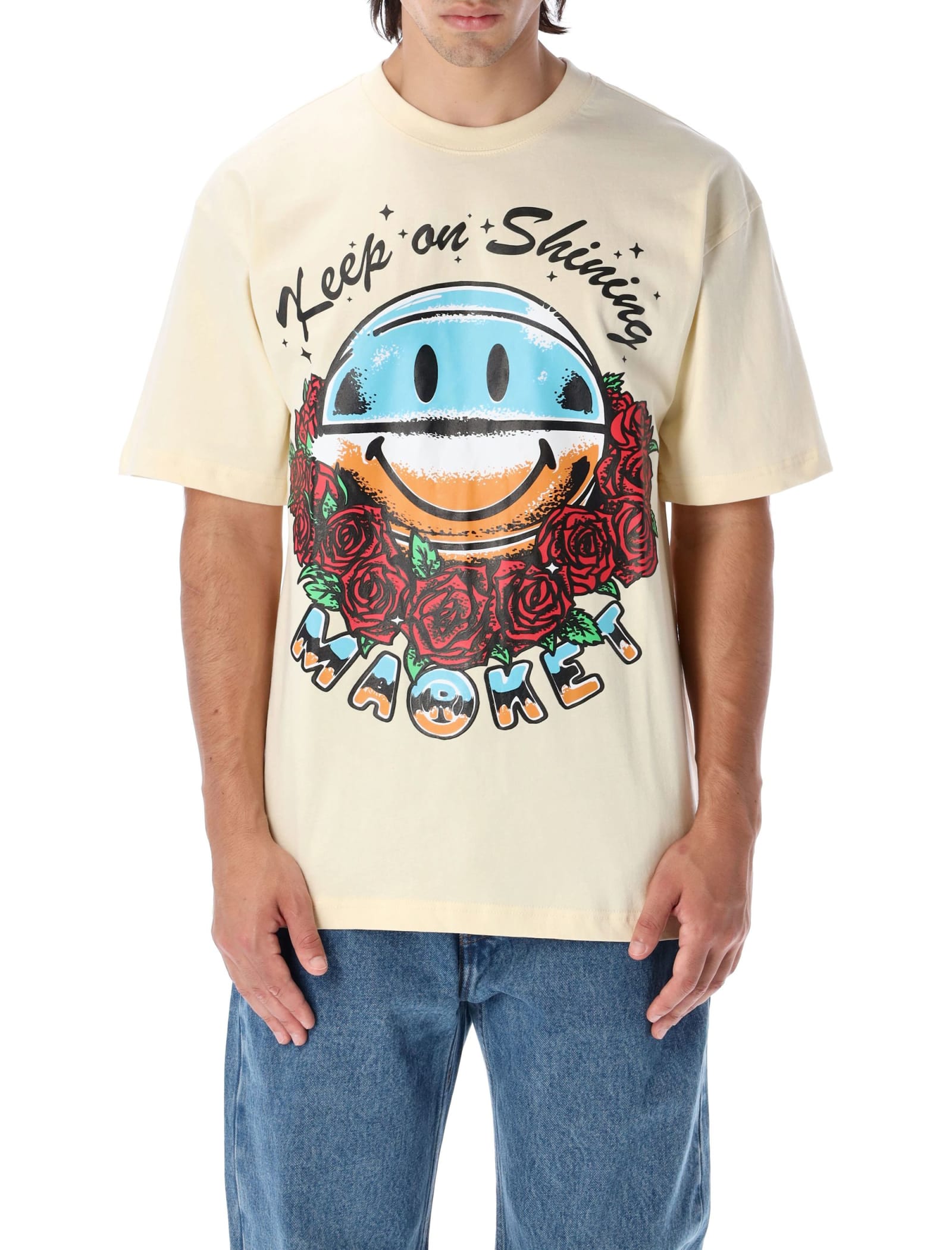 Market Smiley Keep On Shinig T-shirt