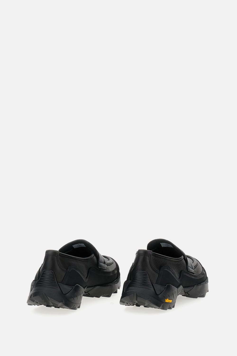 Roa Round-headed Love Shoes In Black