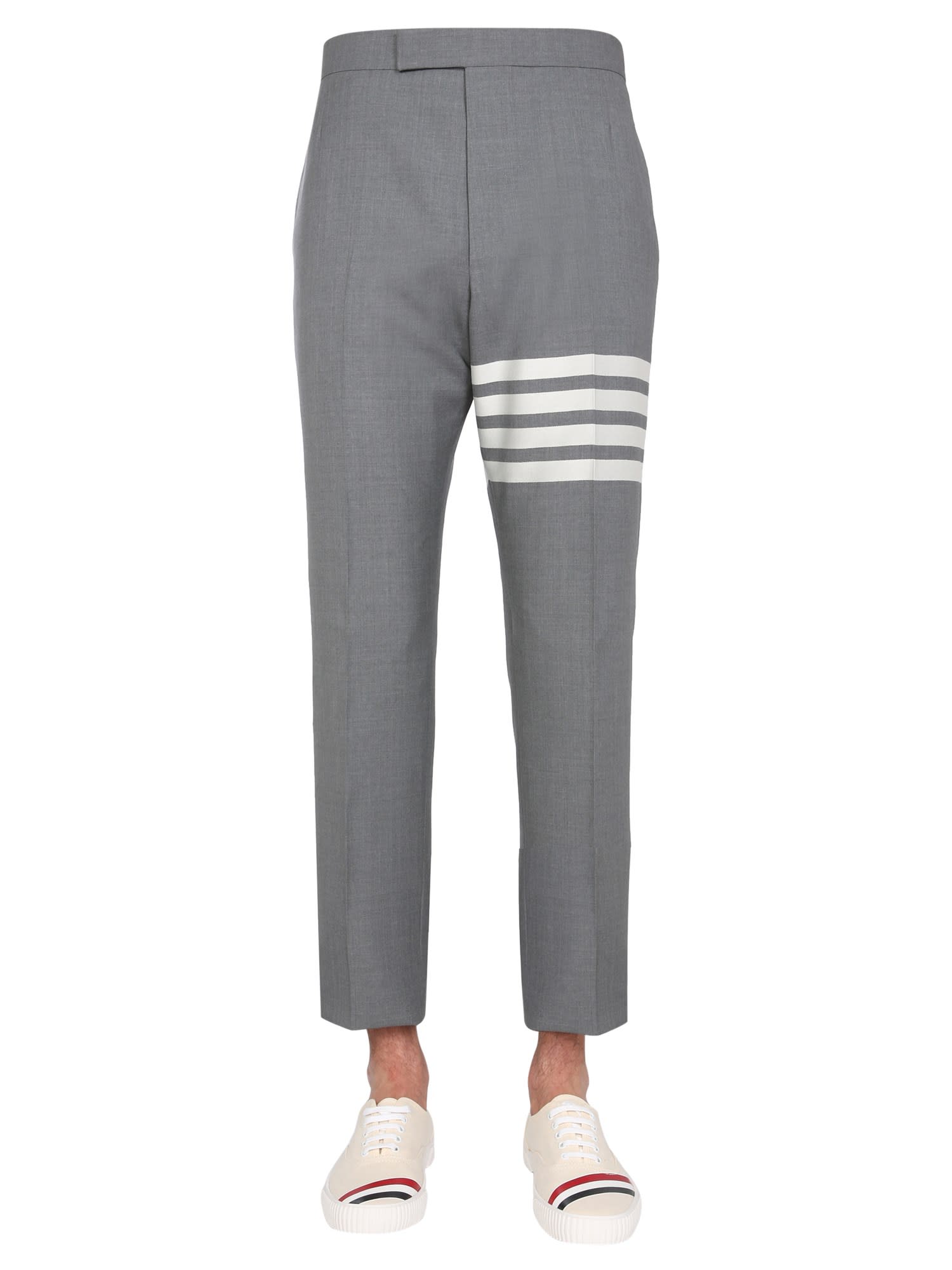 THOM BROWNE CLASSIC PANTS WITH MARTINGALE,MTC001A 06146035