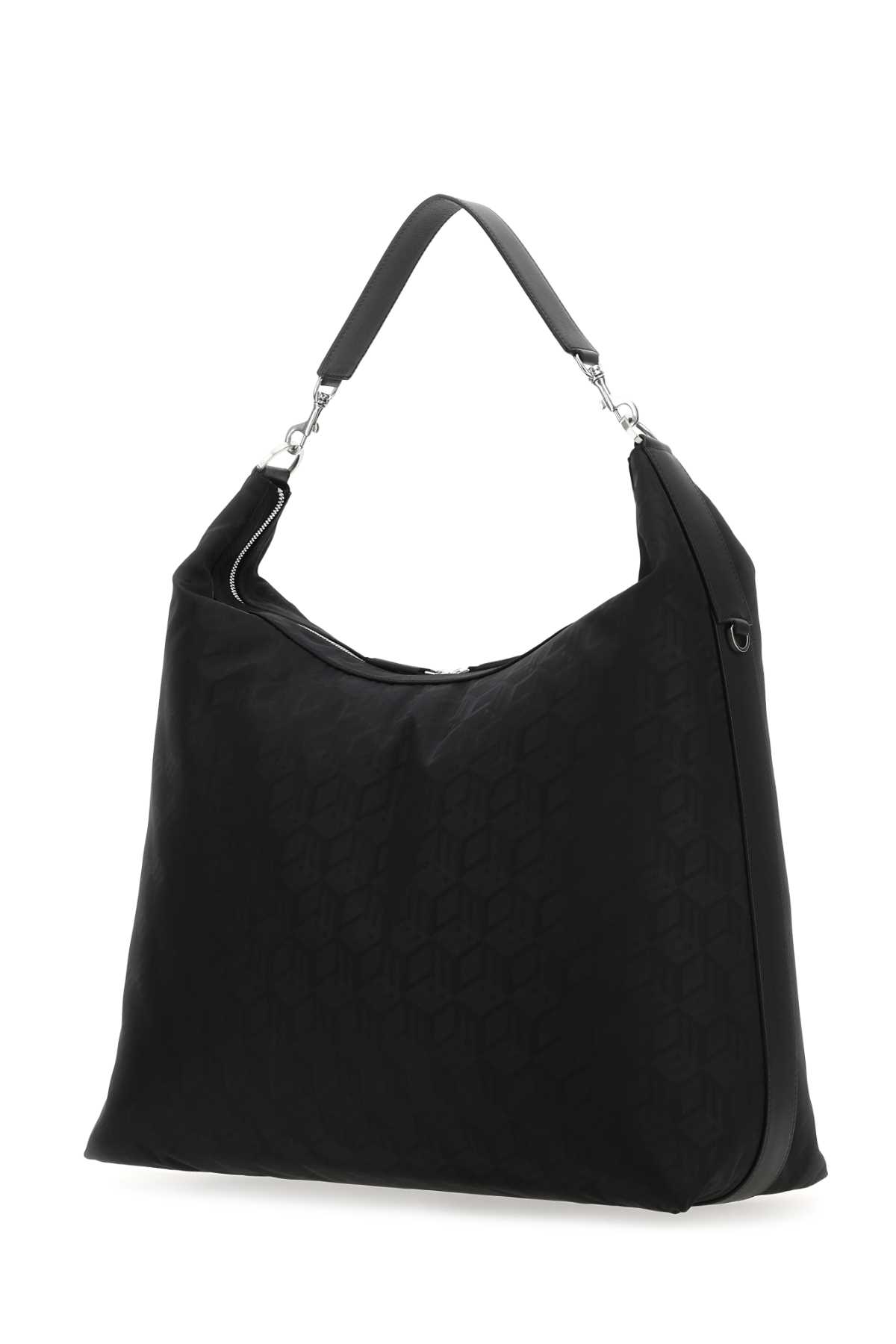 Mcm Black Nylon Aren Shoulder Bag In Bk