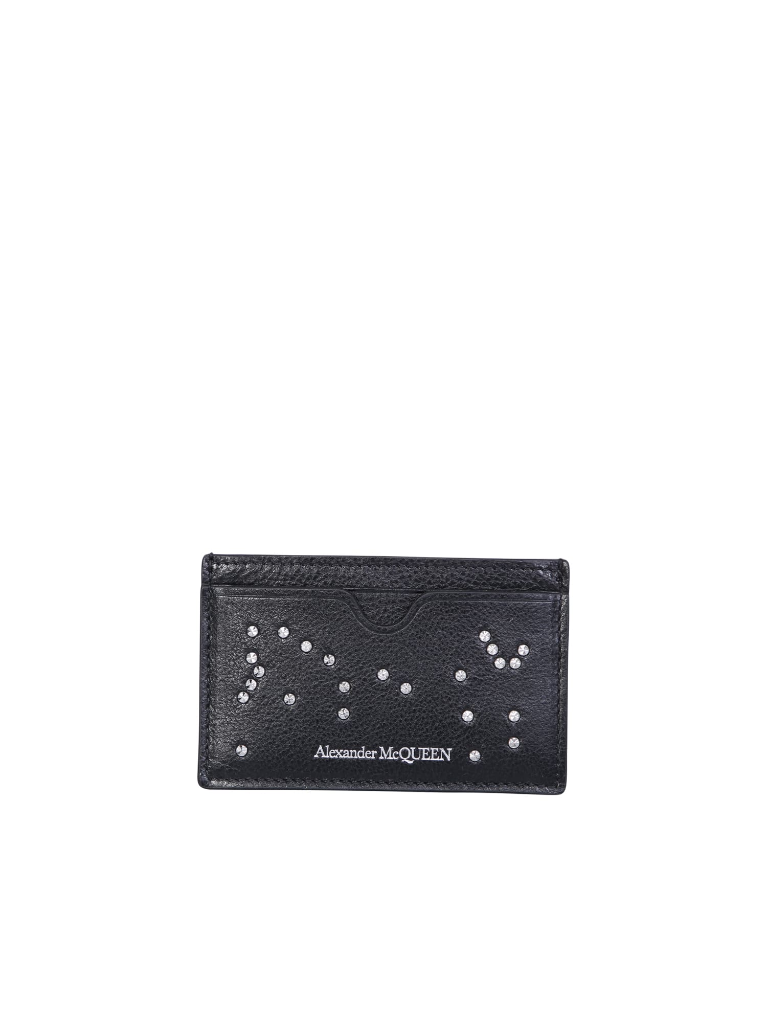 Alexander McQueen Card Holder With Crystal