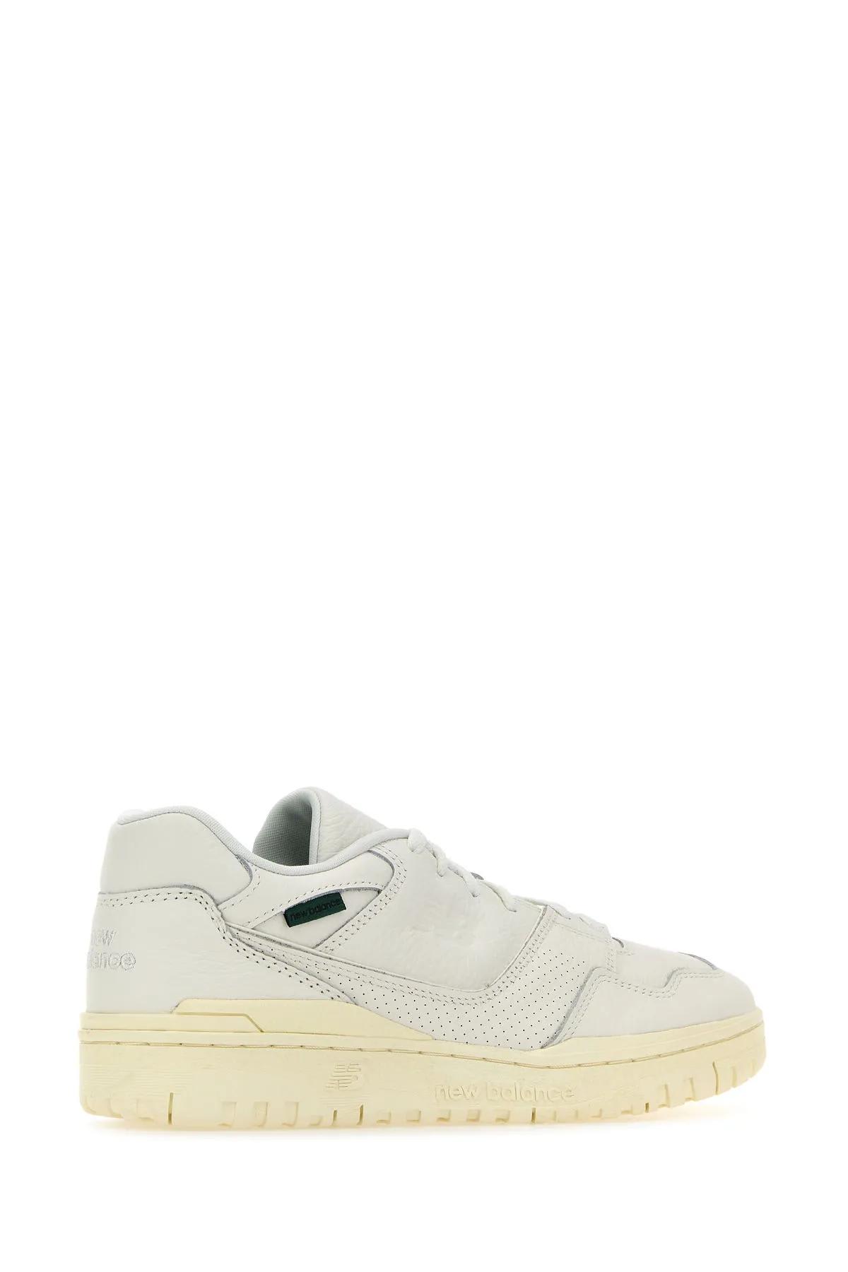 New Balance 327 Man Sneakers White Size 9 Leather In Sea Salt