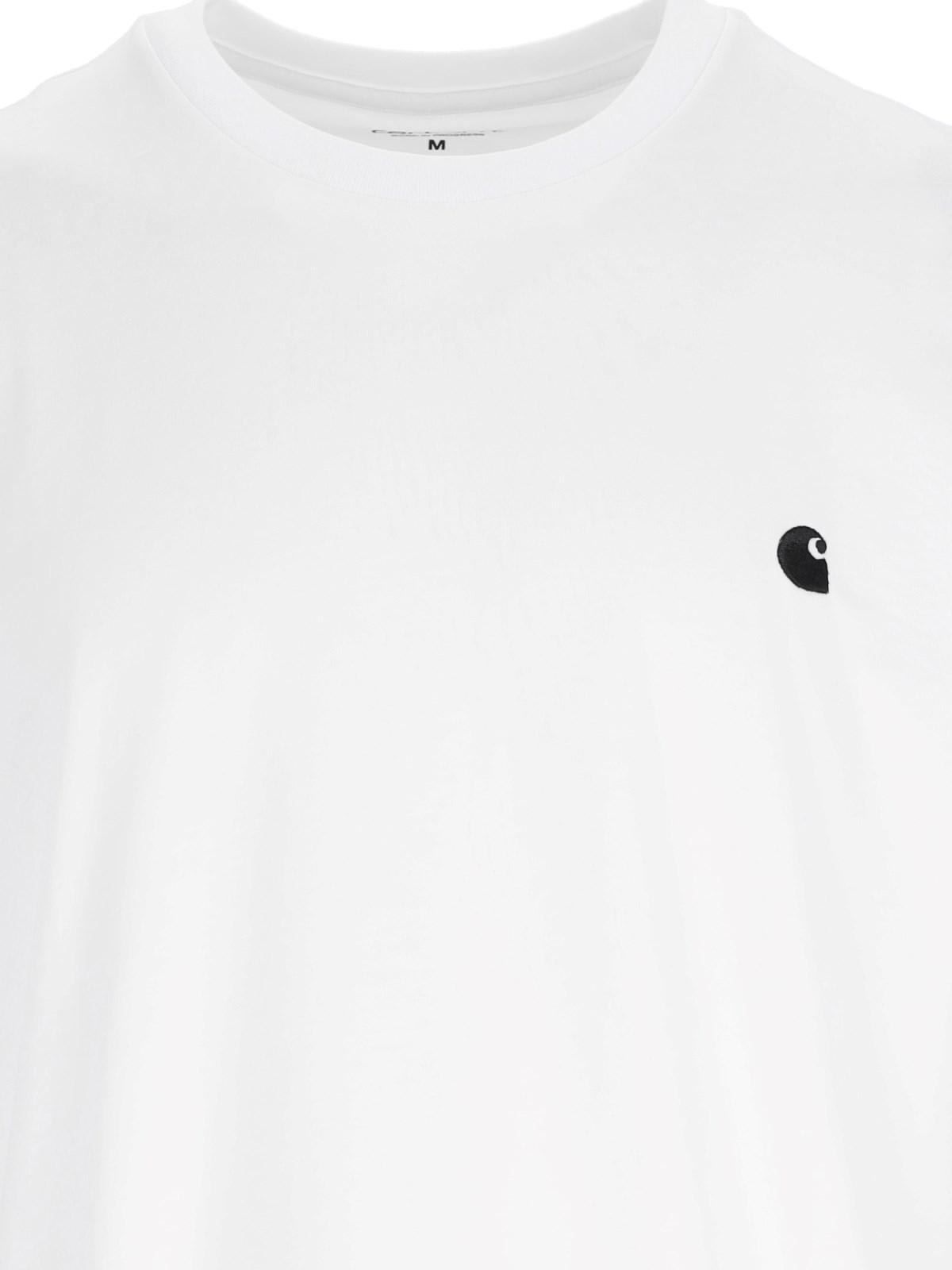 Shop Carhartt S/s Madison T-shirt In Bianco