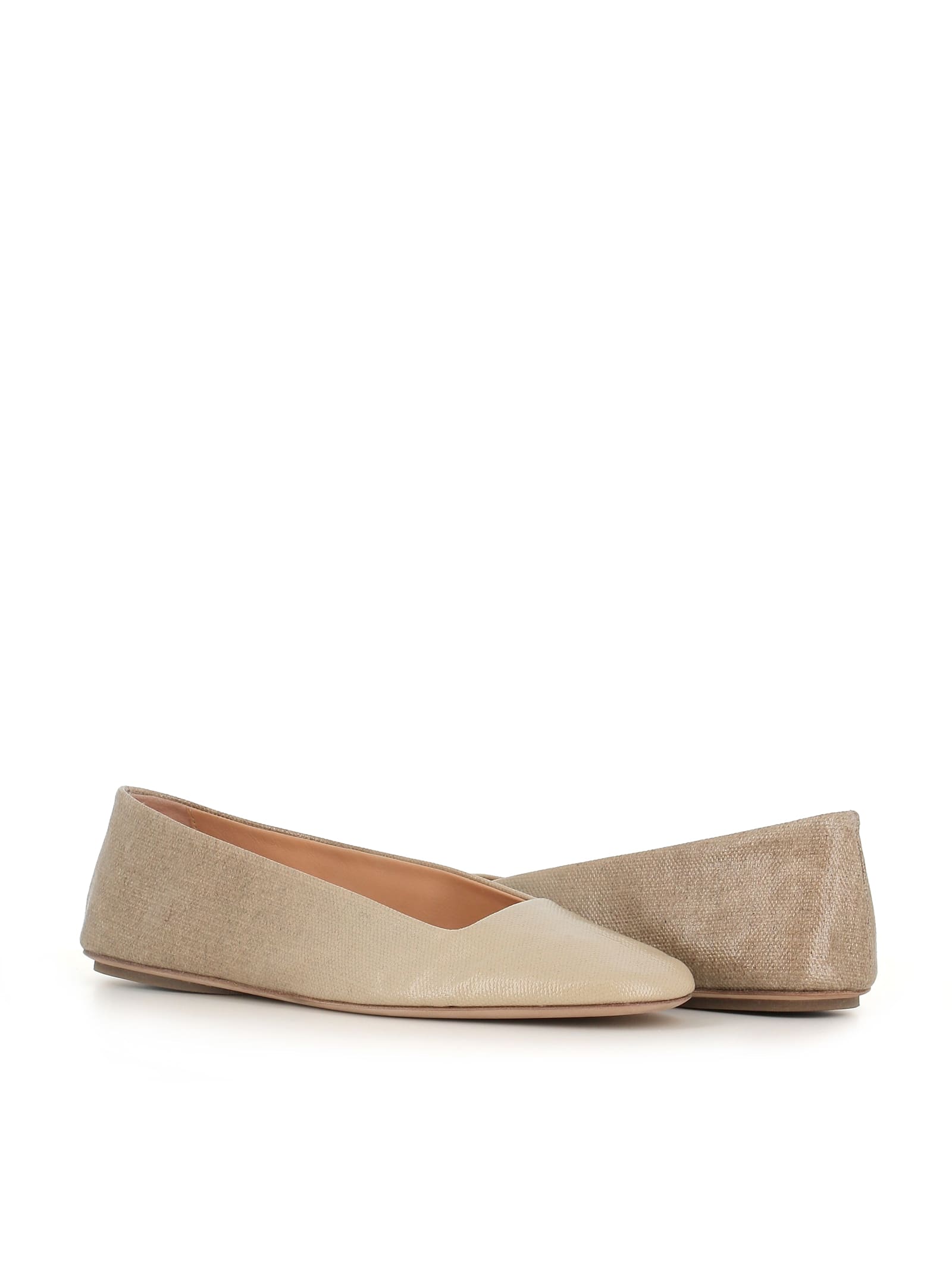 Marsèll Spatolona Ballerina Shoes In Ivory