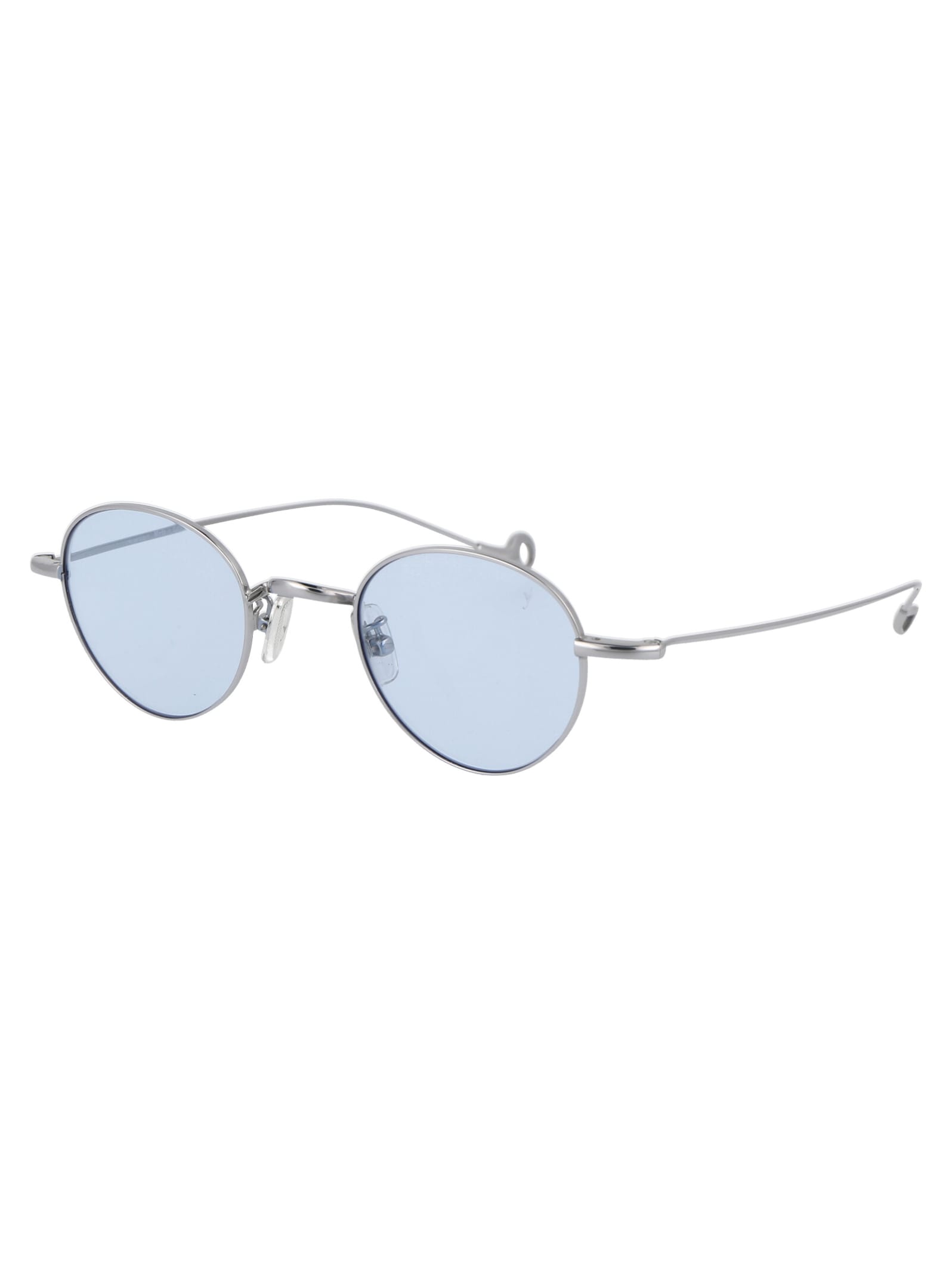 Shop Eyepetizer Clint Sunglasses In C.1-2 Silver