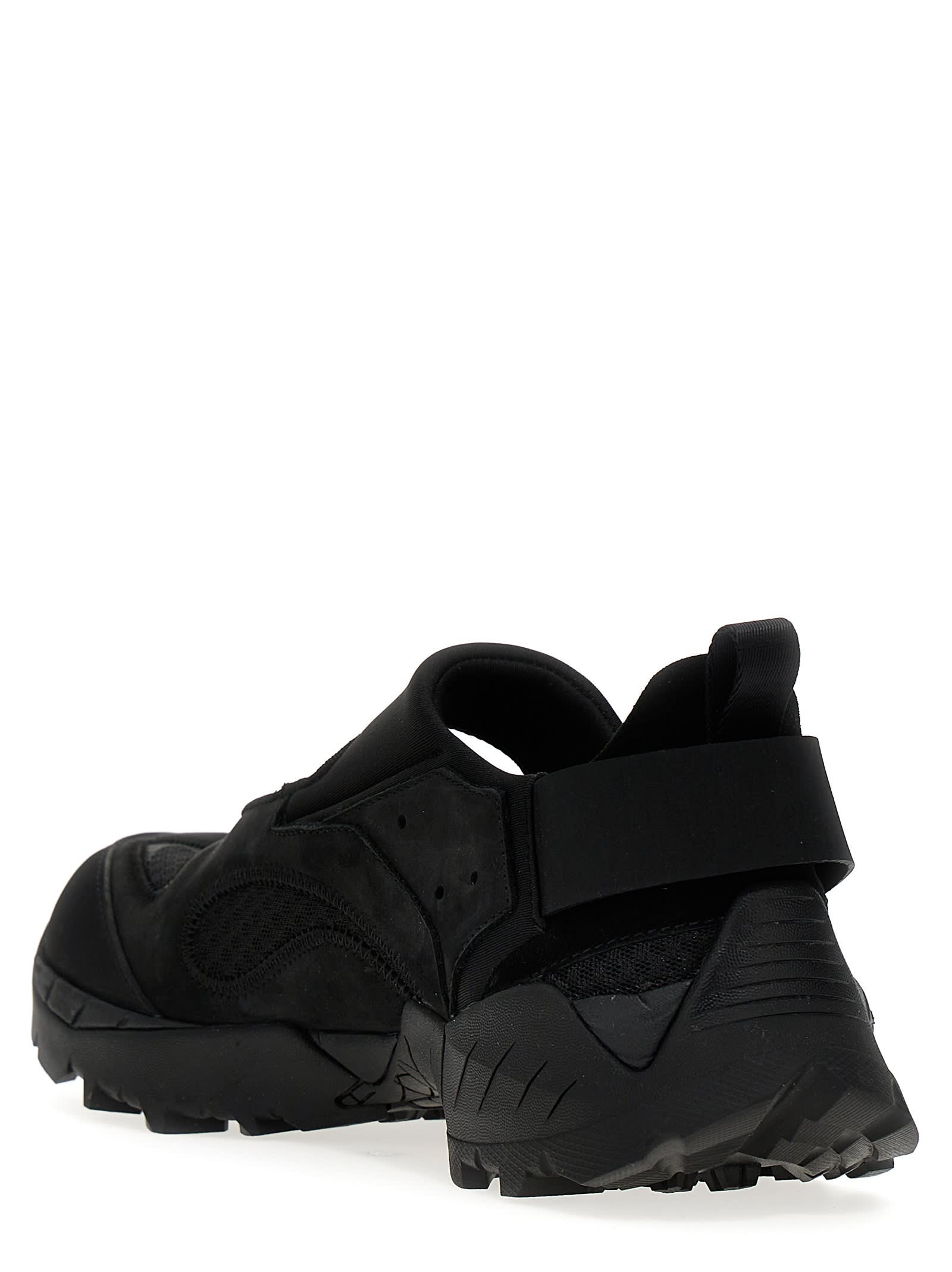 Shop Roa Sandal Sneakers In Black