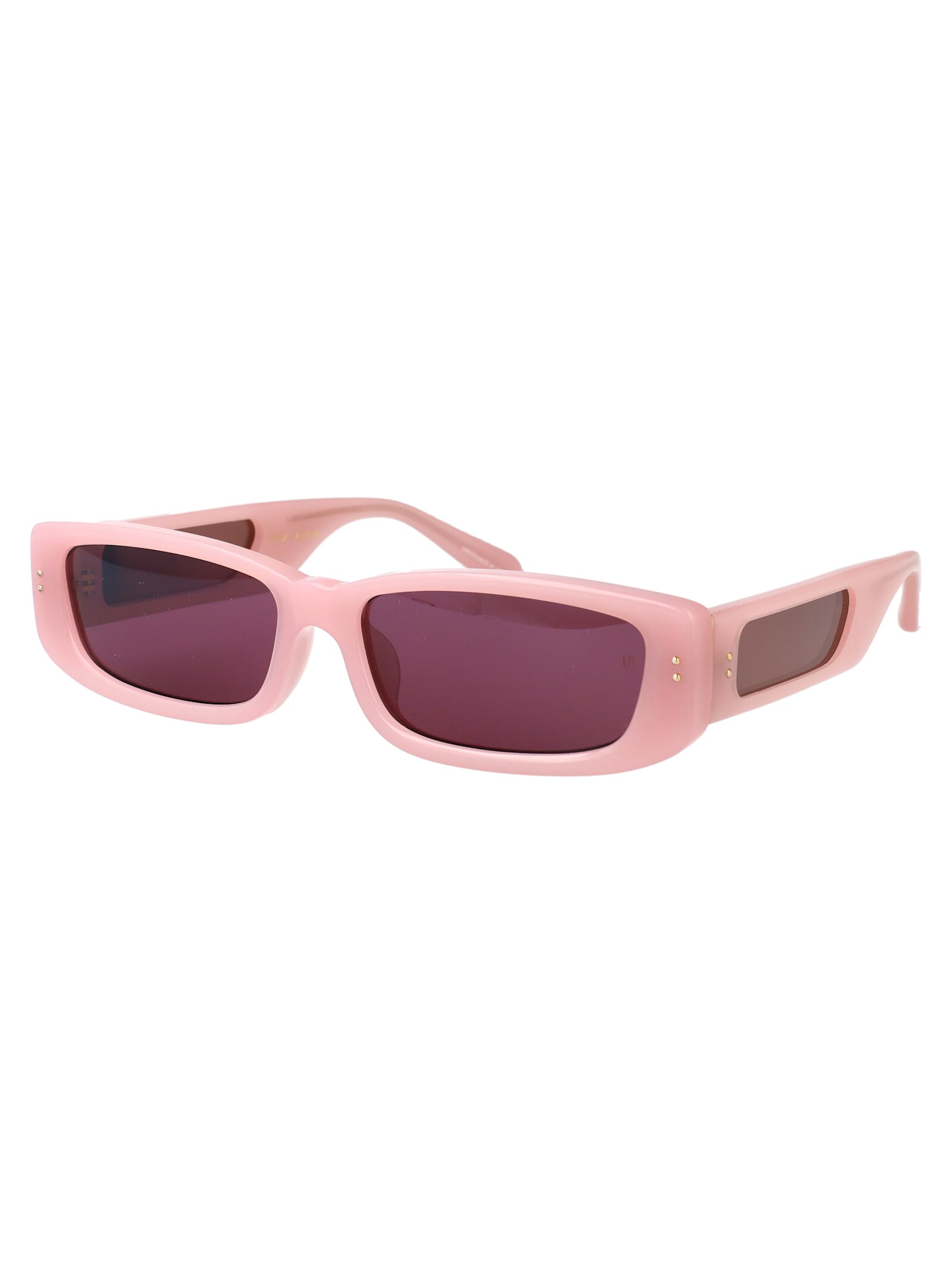Linda Farrow Sonnenbrille Talita In Lilac/lightgold/purple