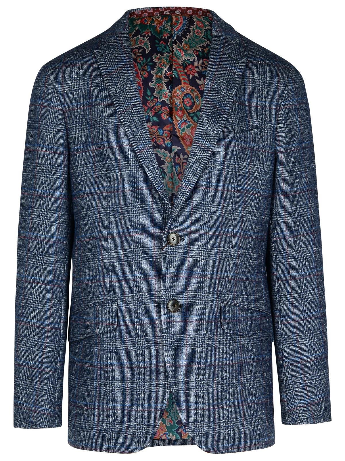 Shop Etro Single Breasted Blazer