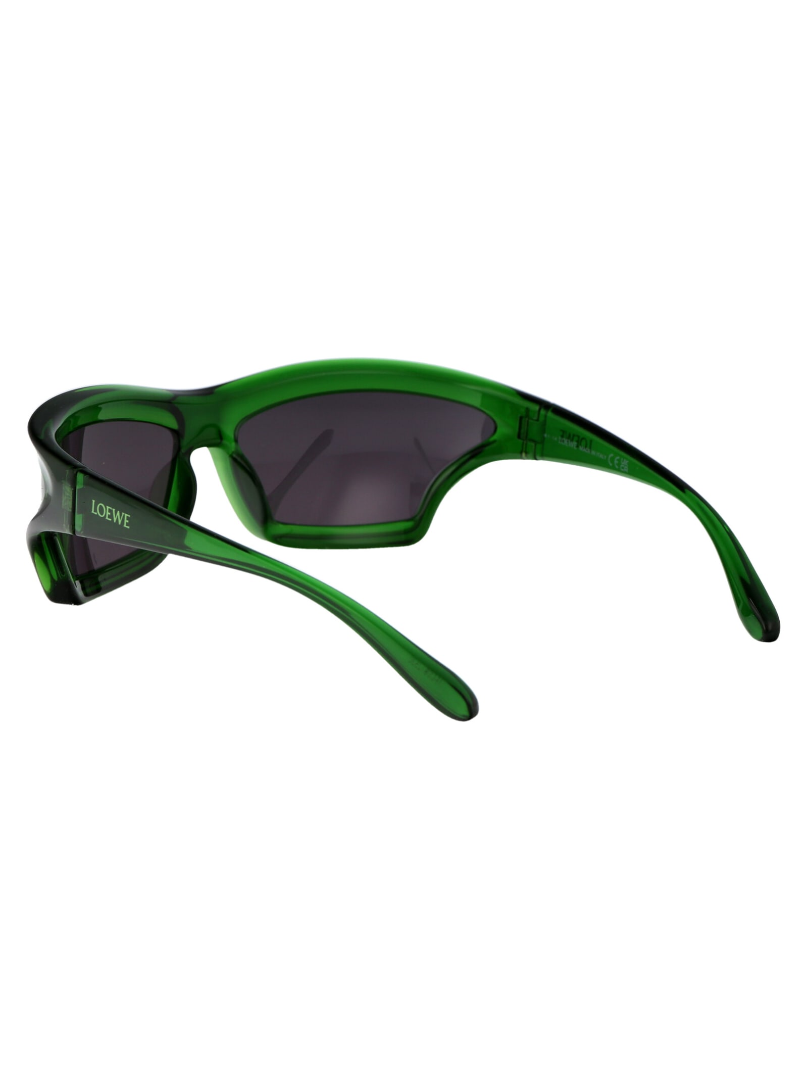 Shop Loewe Lw40143u Sunglasses In 98a Green