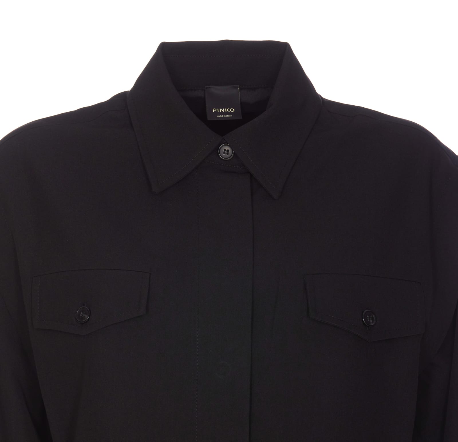 Shop Pinko Fioriera Shirt In Black