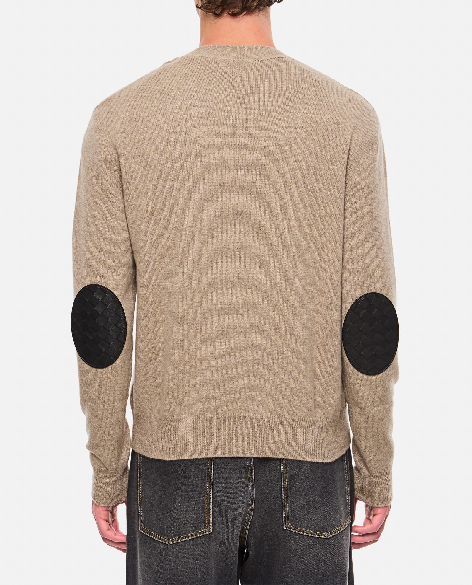 Shop Bottega Veneta Cashmere Sweater In Beige