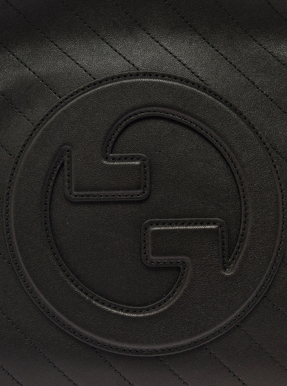 Gucci Blondie Small Shopping Bag In Black