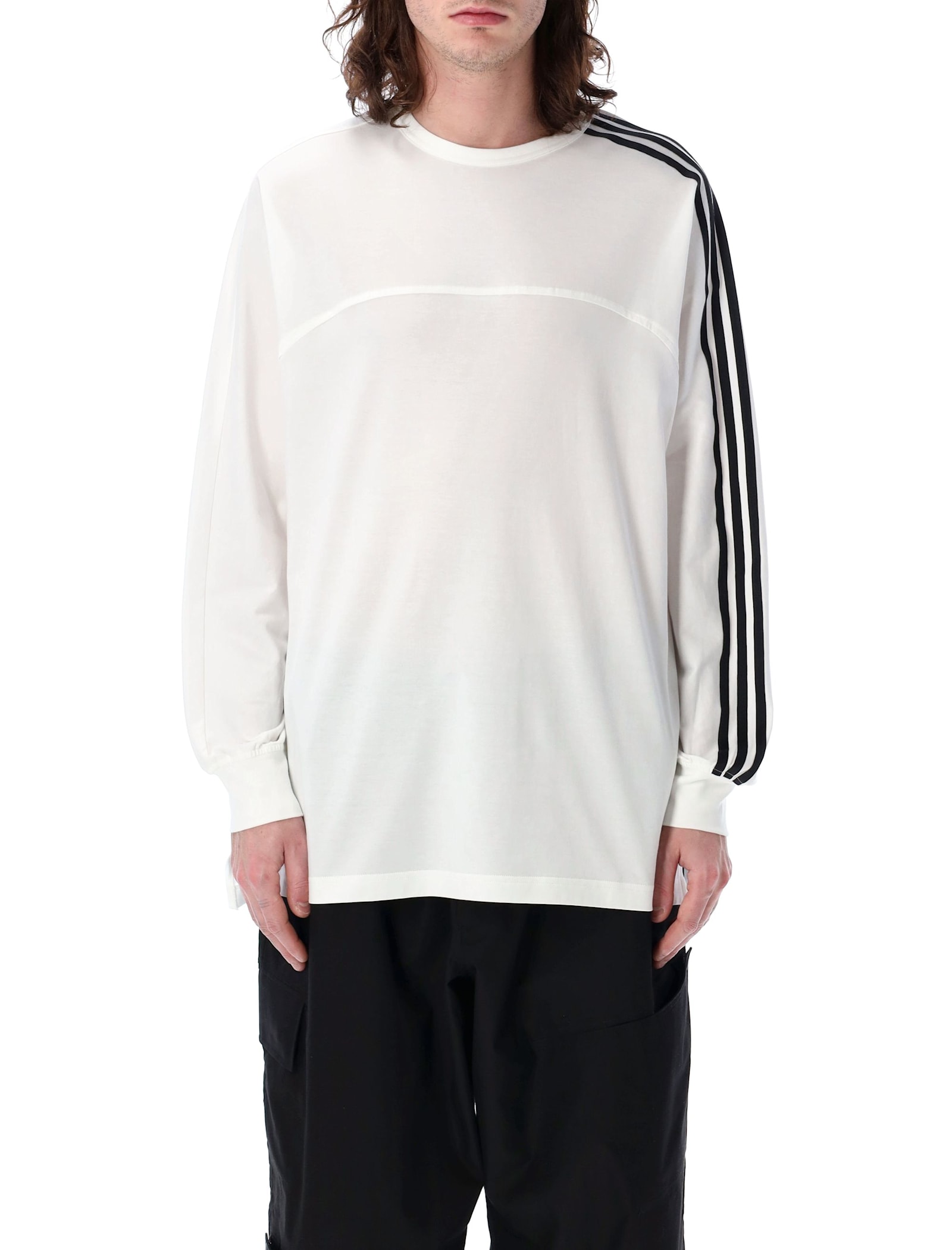 Y-3 Comfortable Cotton-blend T-shirt In White