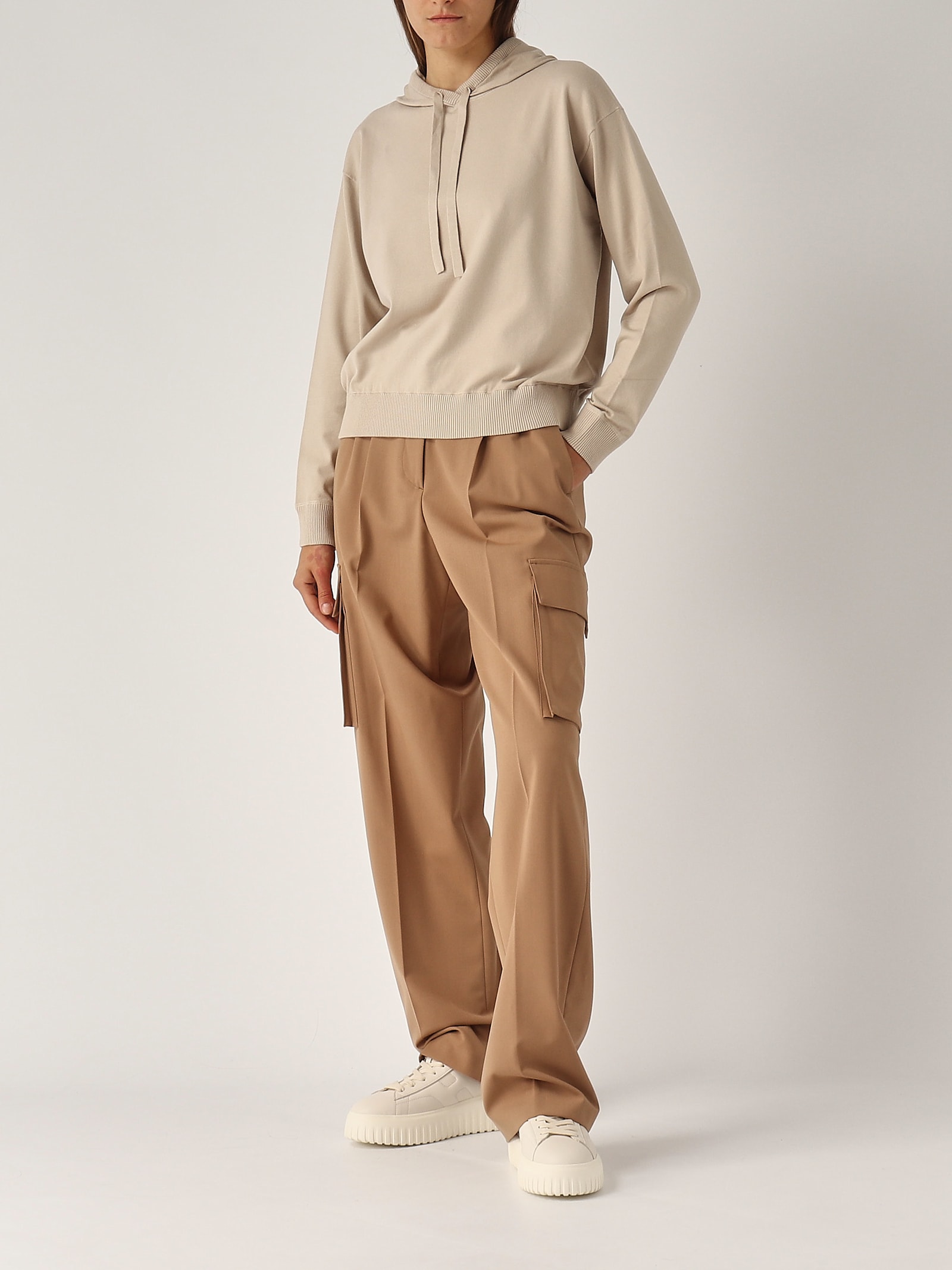 Shop Max Mara Tesoro Sweater In Beige