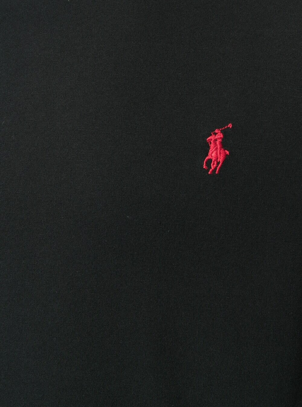Shop Ralph Lauren Black Cotton T-shirt With Logo