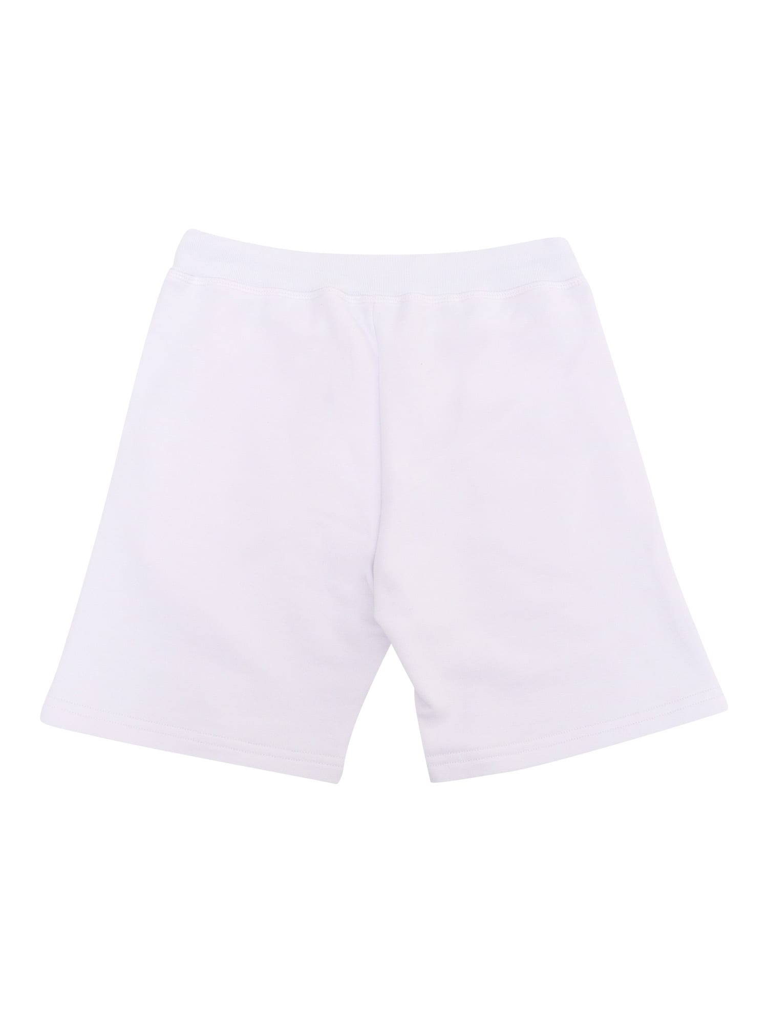 Shop Dsquared2 White Fleece Shorts