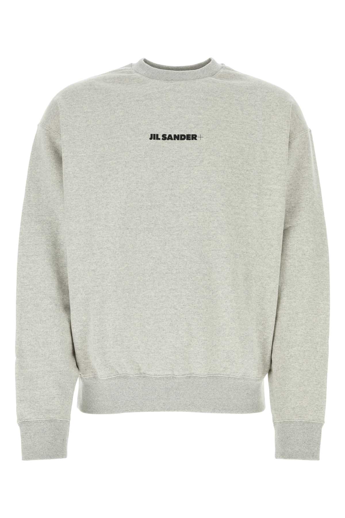 Grey Cotton Oversize Sweatshirt