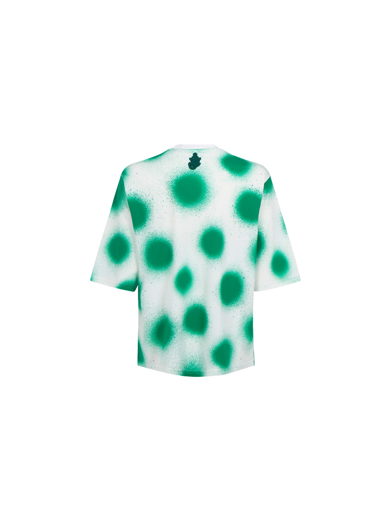 Shop Moncler Genius T-shirt In Bianco/verde