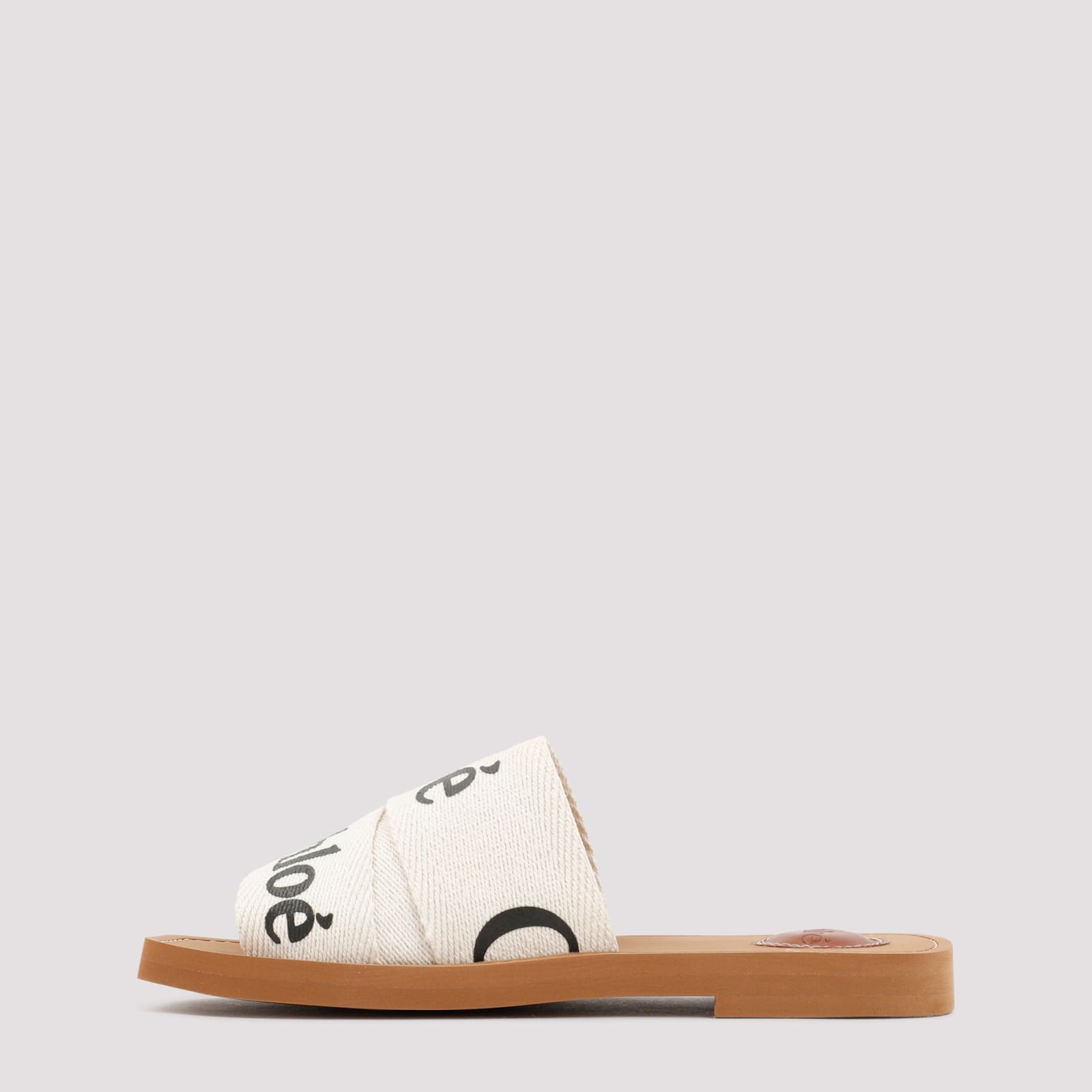 Shop Chloé Woody Open-toe Sandals In White