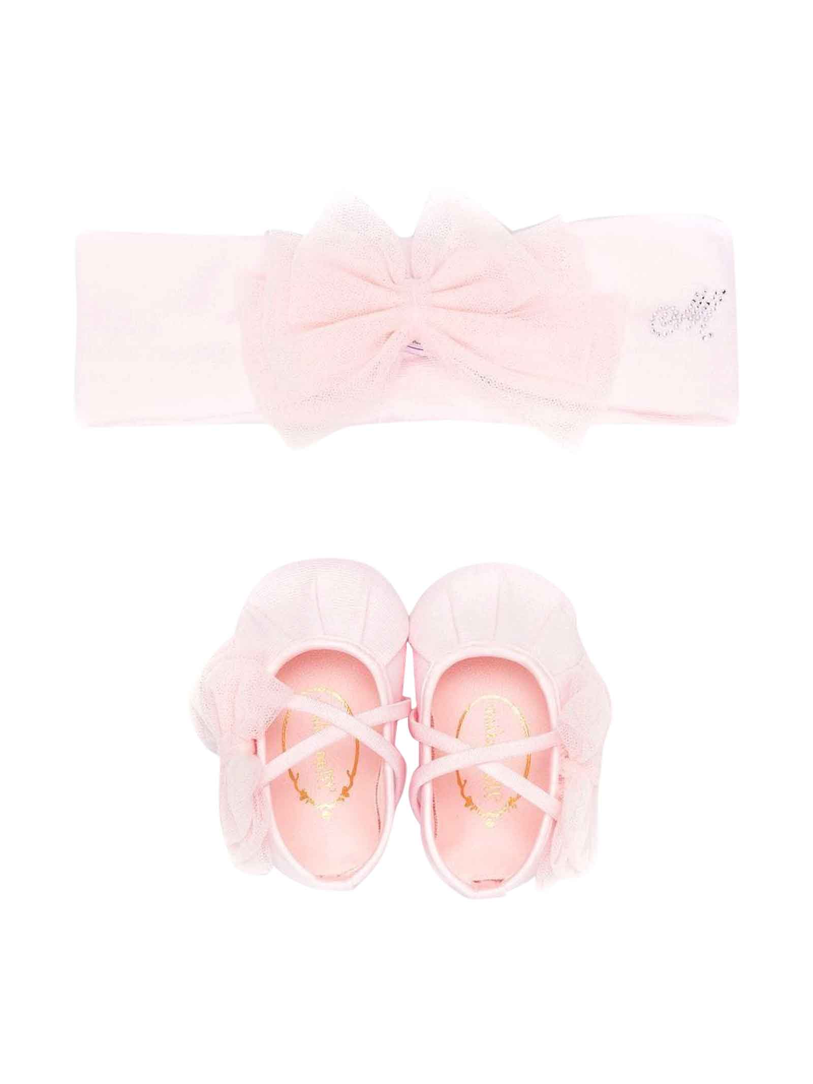 Monnalisa Baby Girl Pink Set