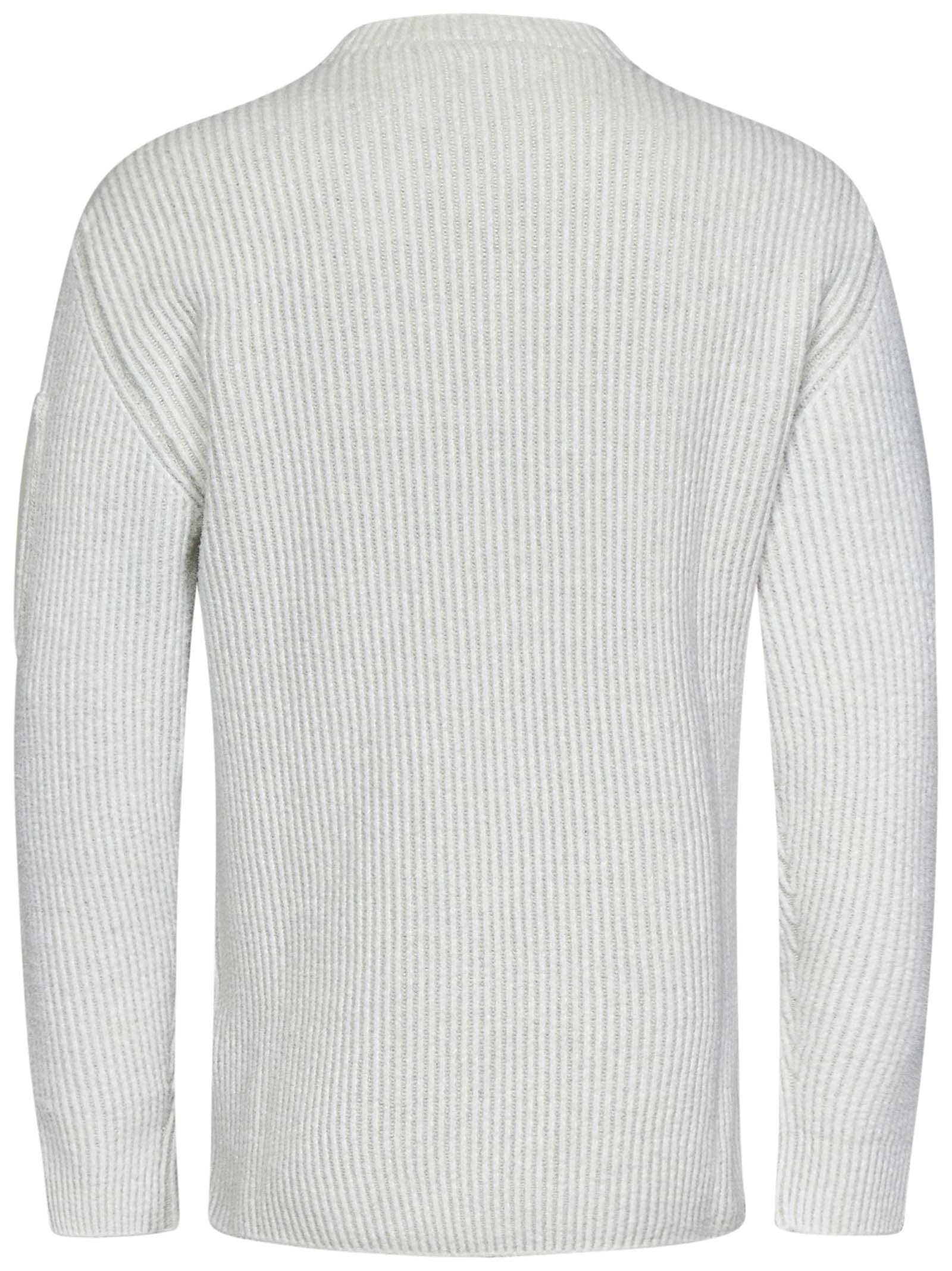 Shop C.p. Company Sweater In White