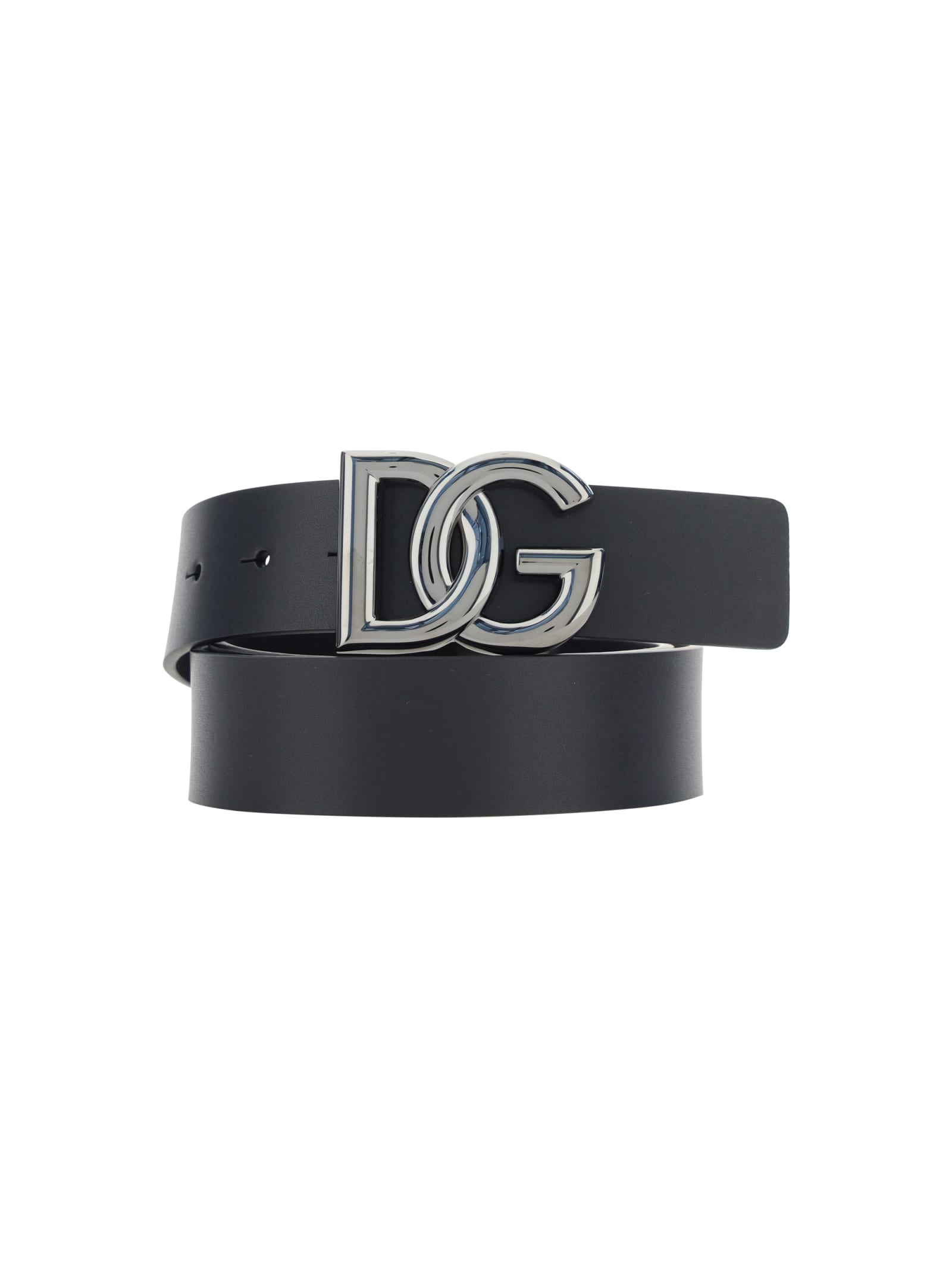 Shop Dolce & Gabbana Tosca Belt In Nero/ultr.black
