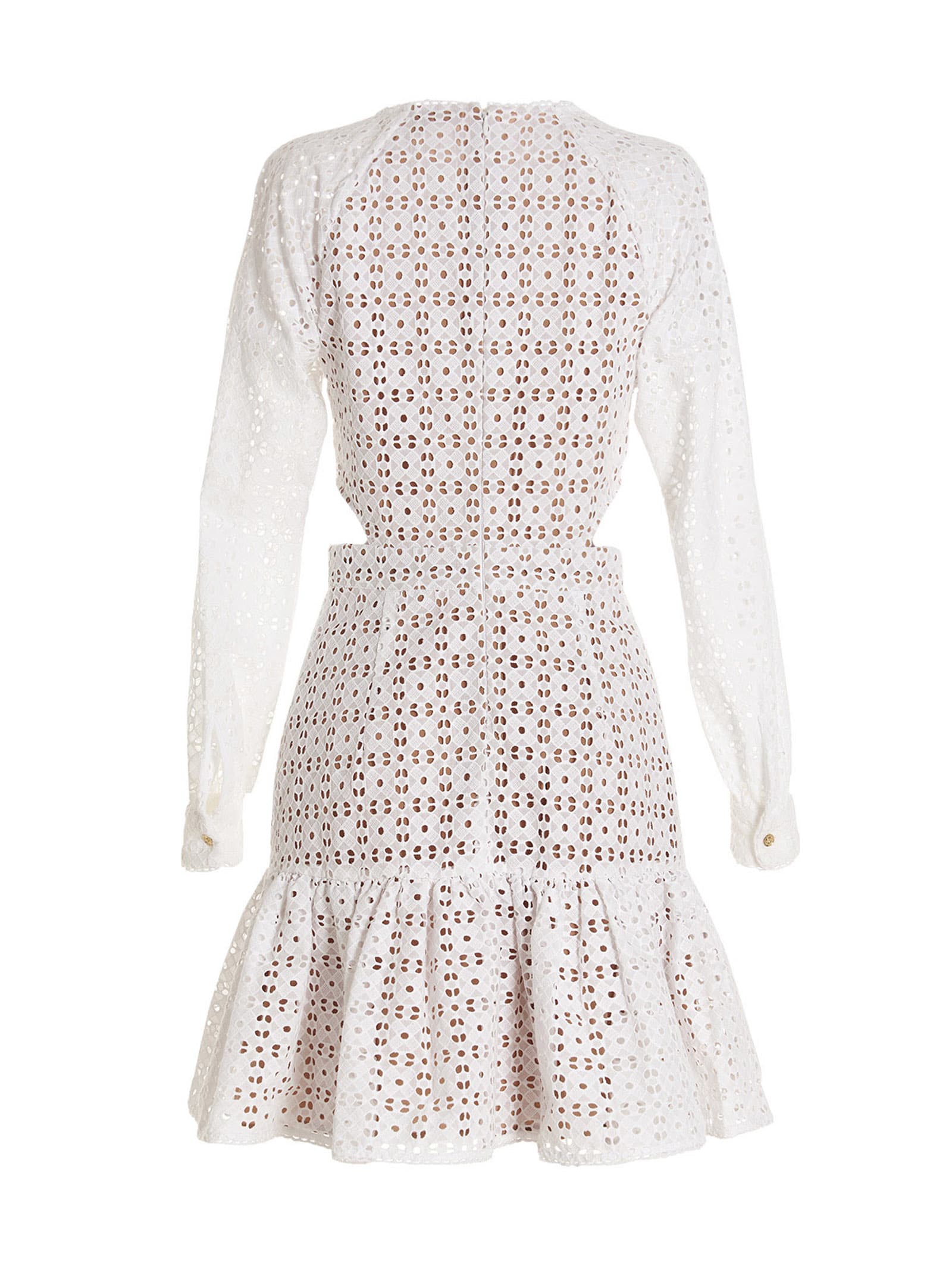 Shop Michael Michael Kors St Gallen Dress In White