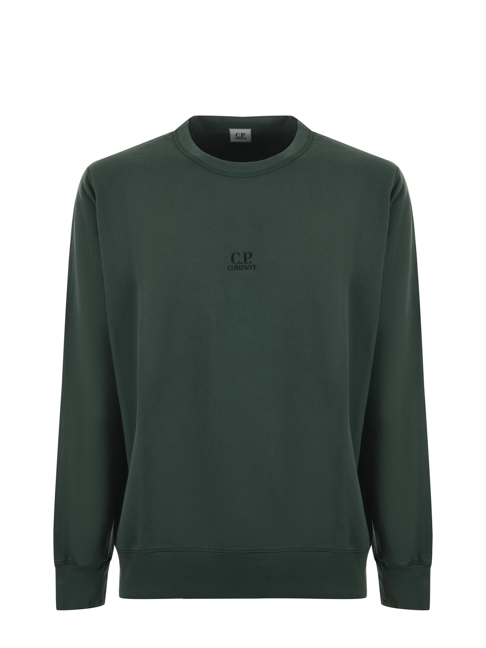 C.p. Company Lightweight Sweatshirt In Green