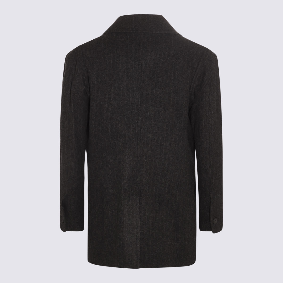 Shop Vivienne Westwood Black Virgin Wool And Cashmere Blend Coat