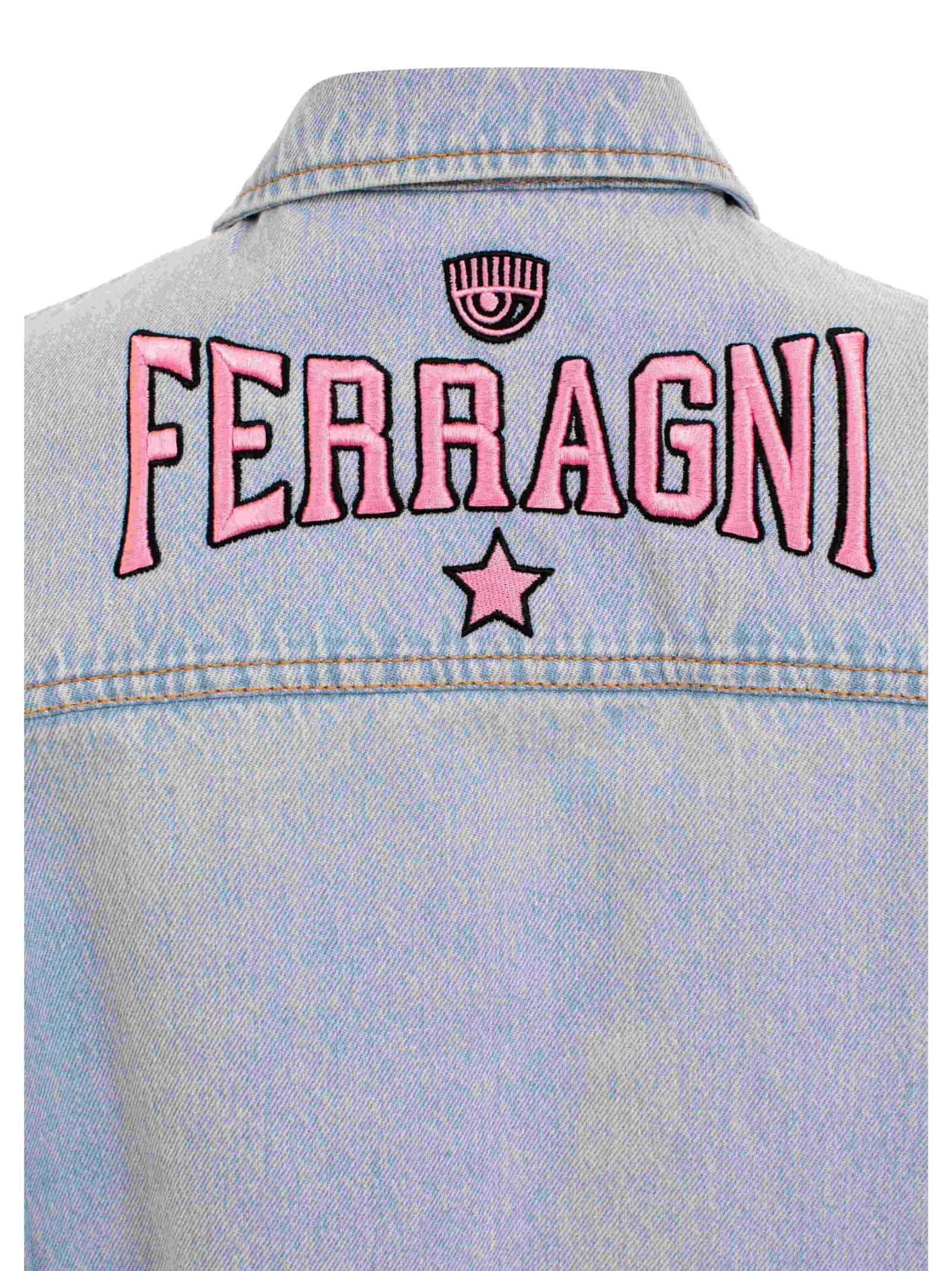 Shop Chiara Ferragni Coats In Blue