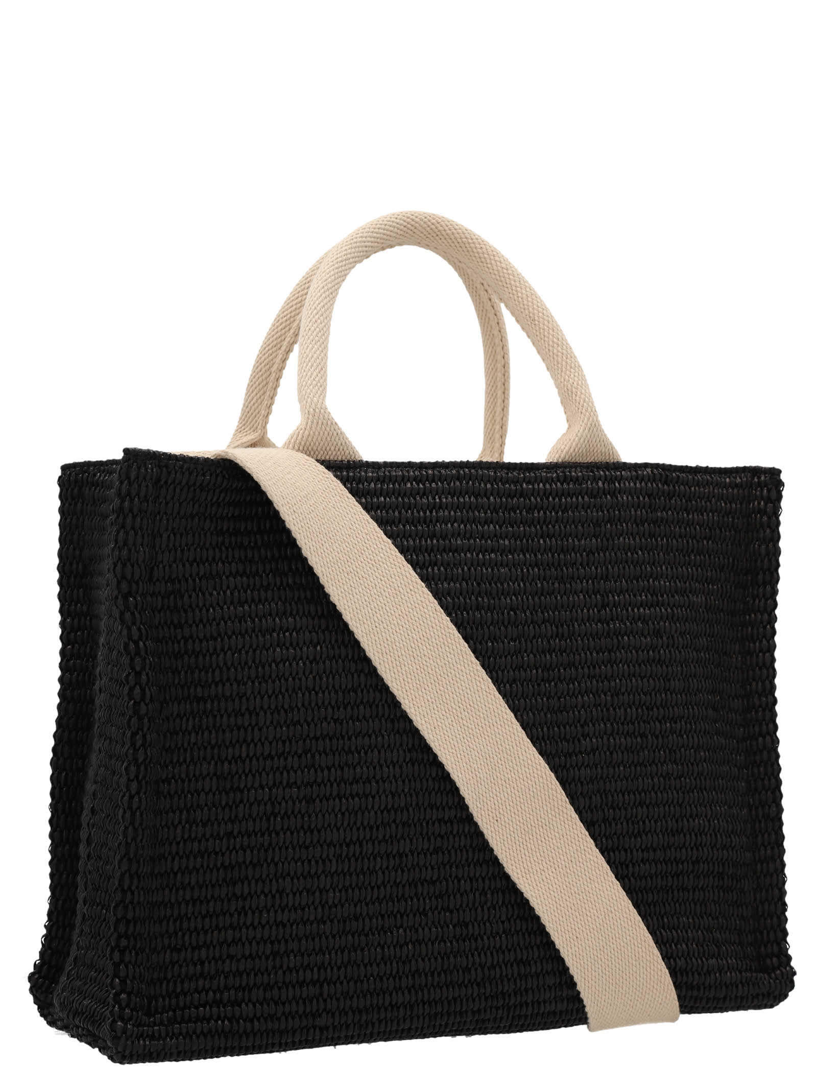 Shop Marni Mini Tote Shopping Bag In Black