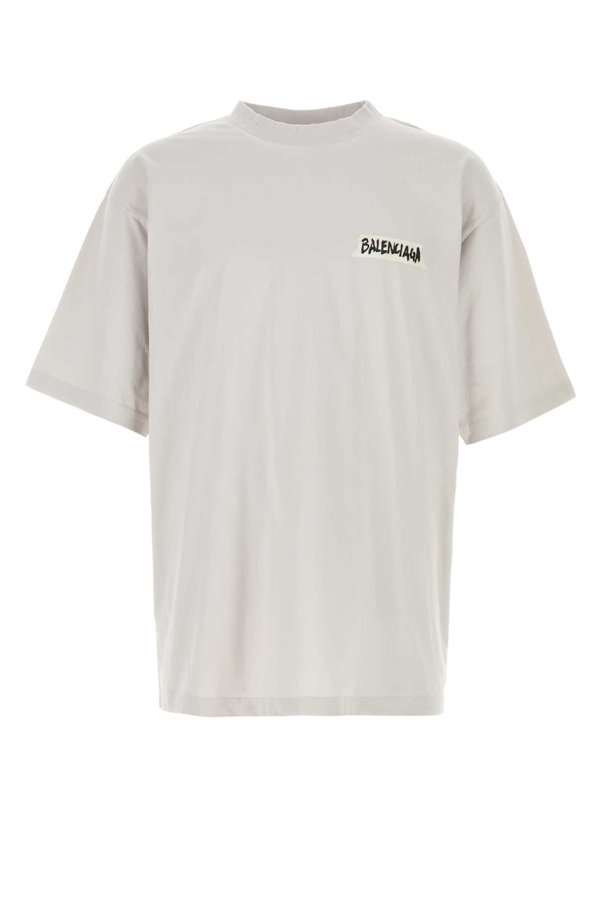 Balenciaga Chalk Cotton T-shirt