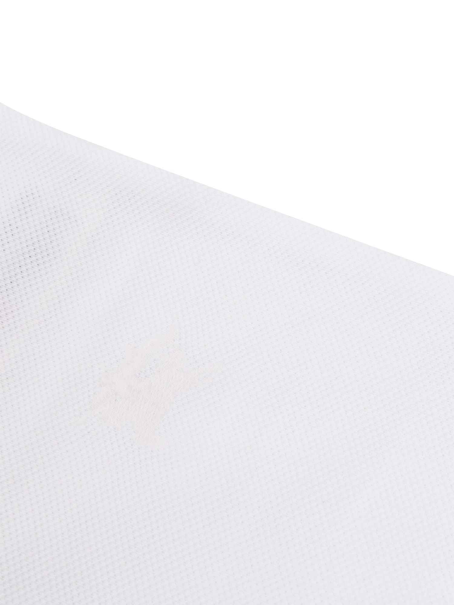 Shop Burberry Polo T-shirt In White