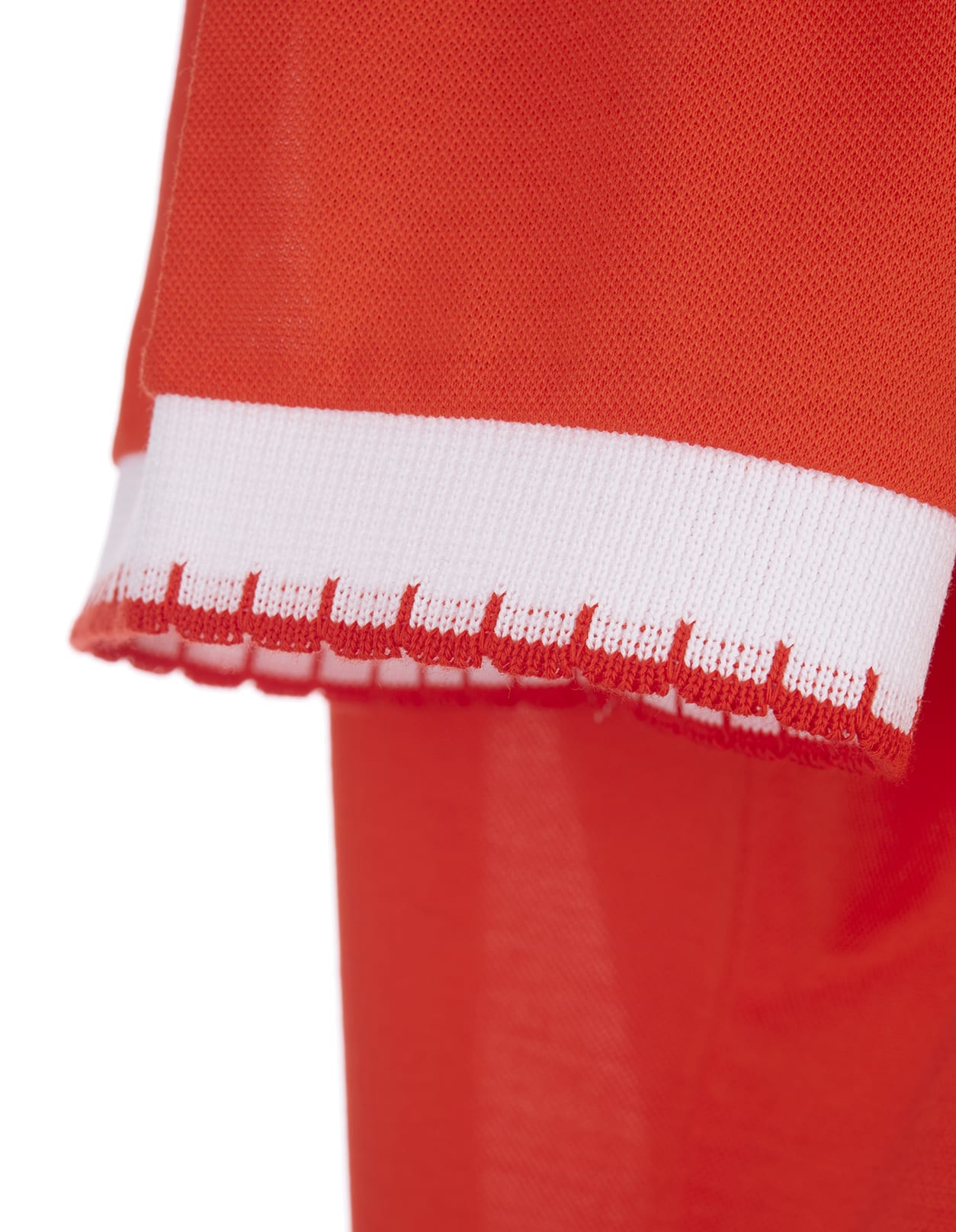 Shop Kiton Orange Piqué Polo Shirt With Zip