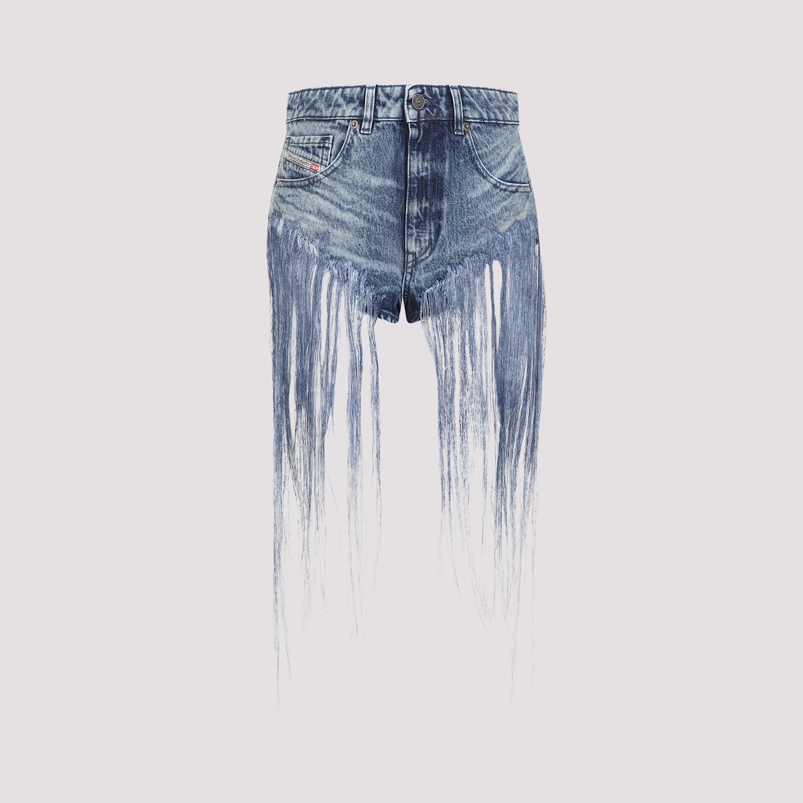 Shop Diesel De-jizz-fsg Shorts In Blue