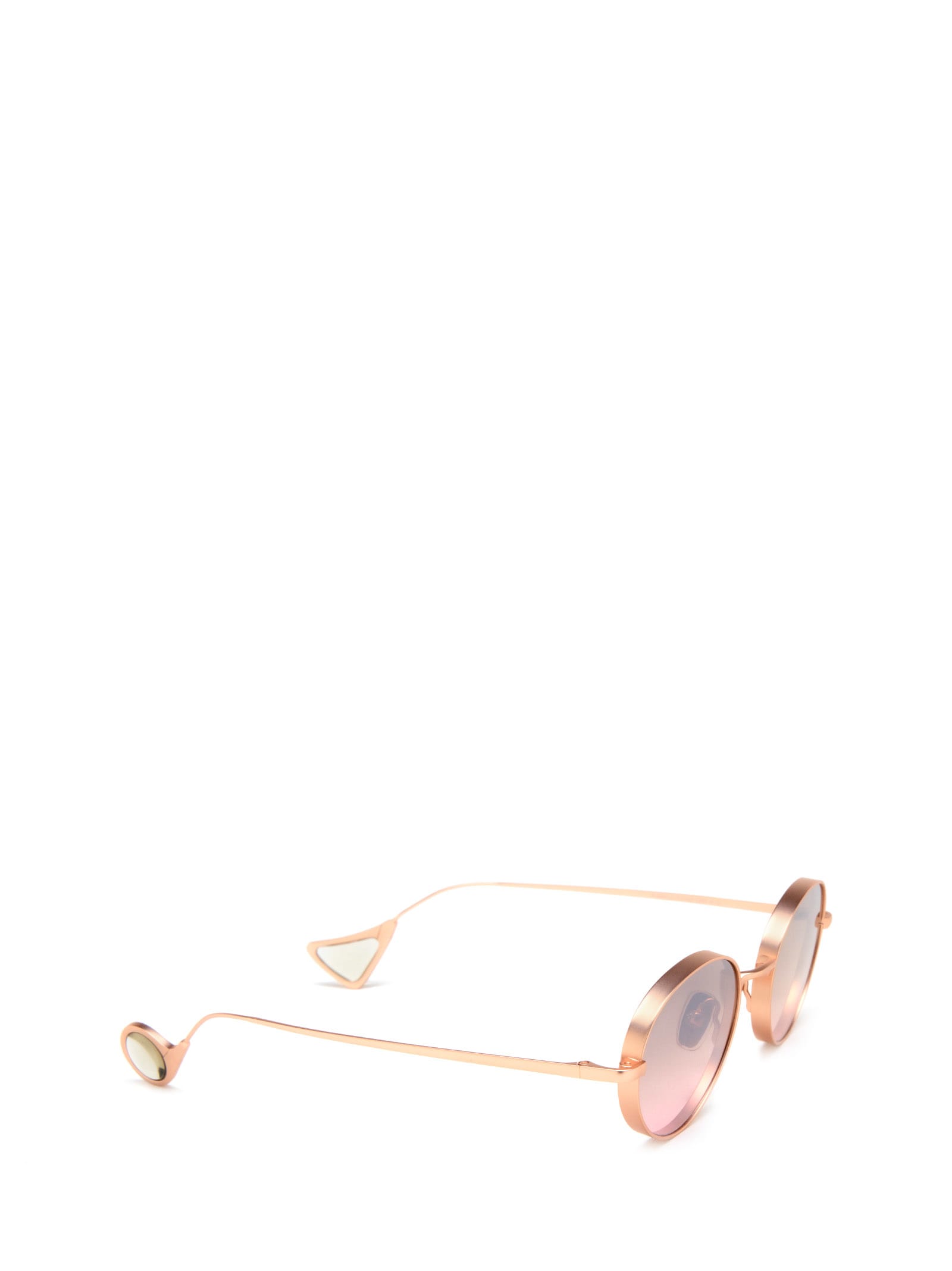 Shop Eyepetizer Alamillo Matte Rose Gold Sunglasses