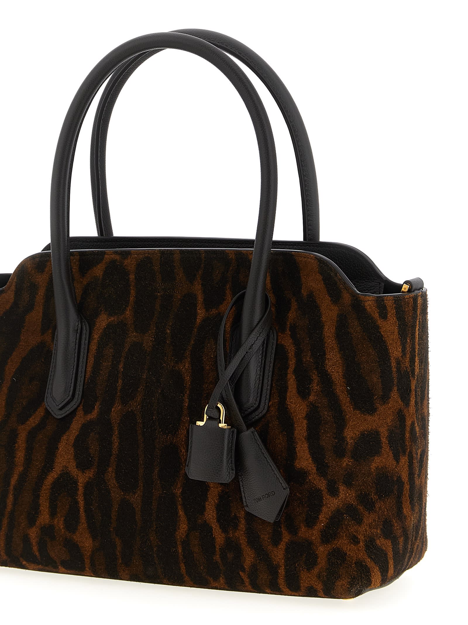 Tom Ford Ocelot Handbag In Brown
