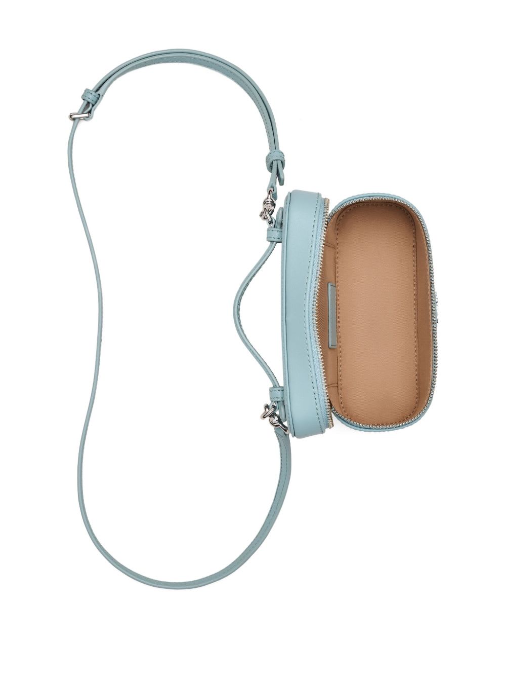 Marc Jacobs The Vanity Leather Crossbody Bag In Blue