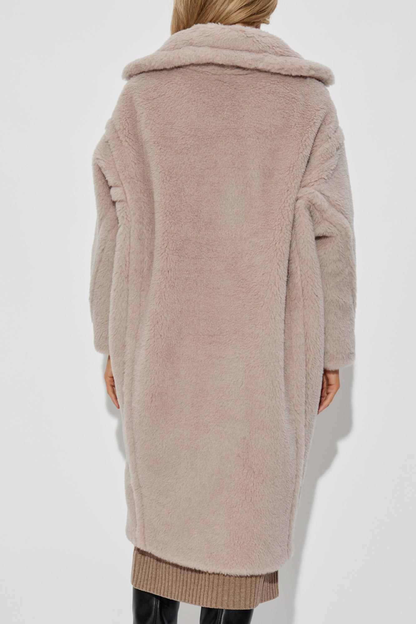 Max Mara Wool Coat Tedgirl In Neutral