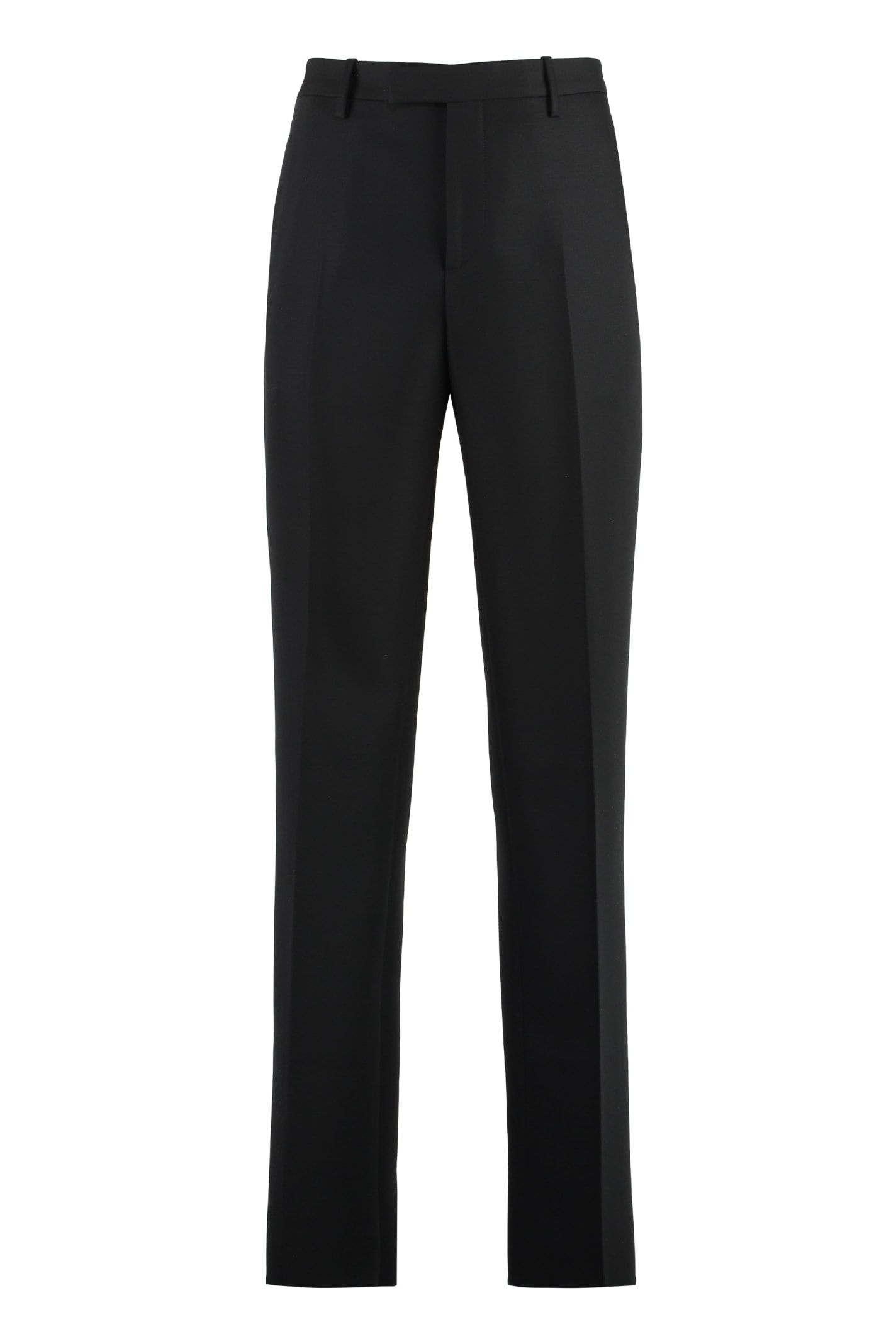 OFF-WHITE WOOL TAILORED TROUSERS