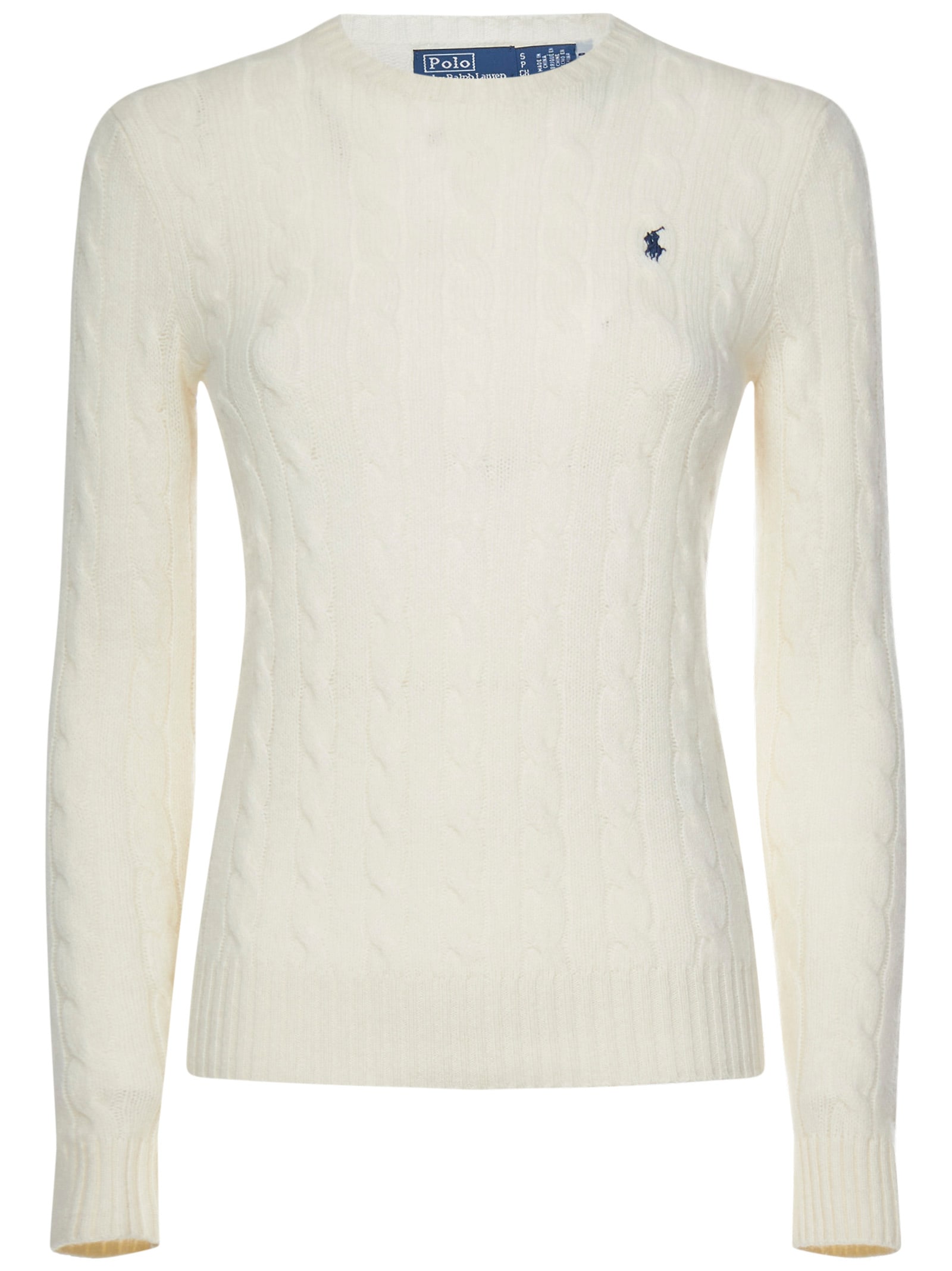 Shop Polo Ralph Lauren Sweater In White