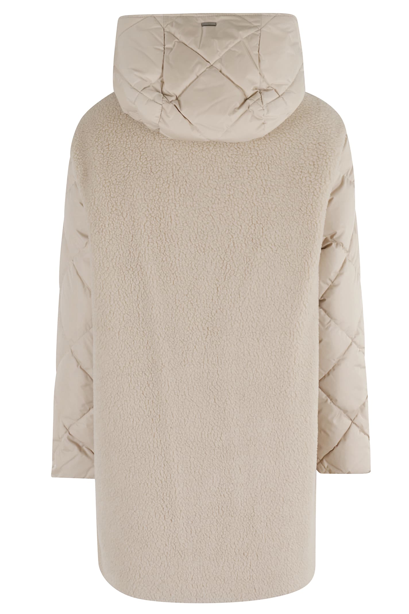 Herno Chantilly Quilted Down Jacket In Neutral