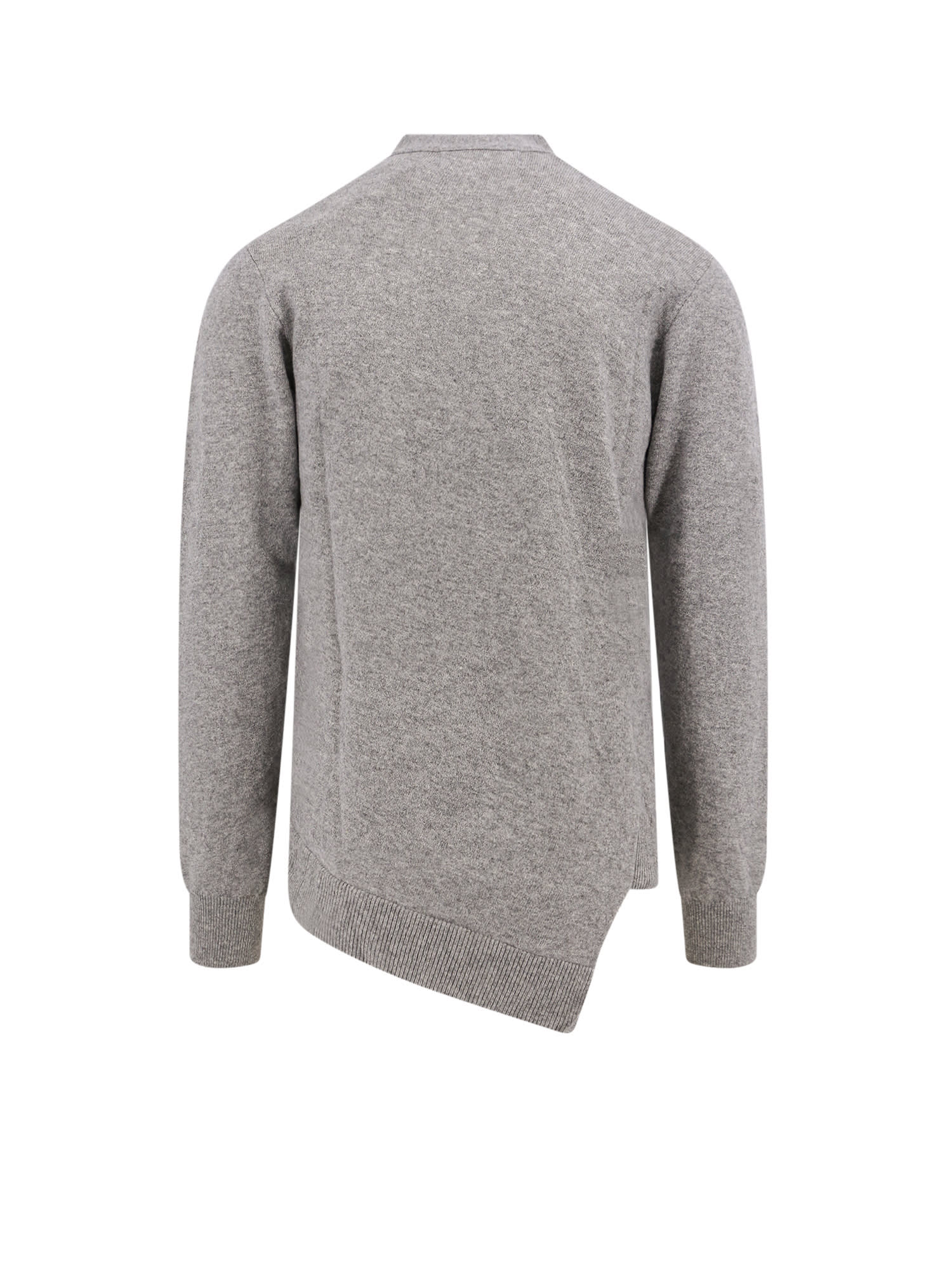 Shop Comme Des Garçons Shirt Cardigan In Grey