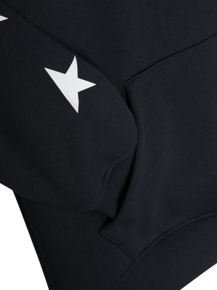 Golden Goose Hoodie Multistar In Blue