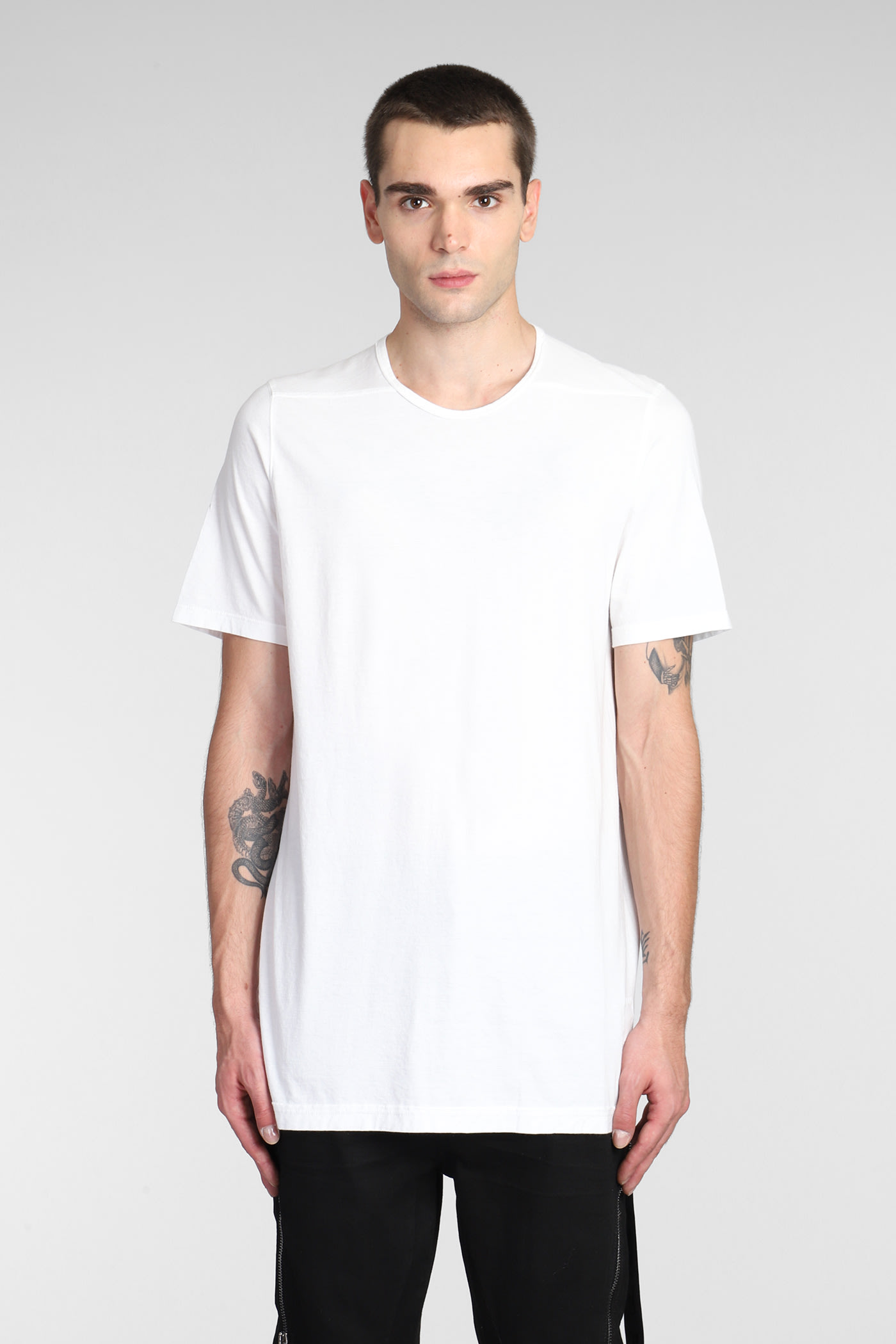 Level T T-shirt In White Cotton