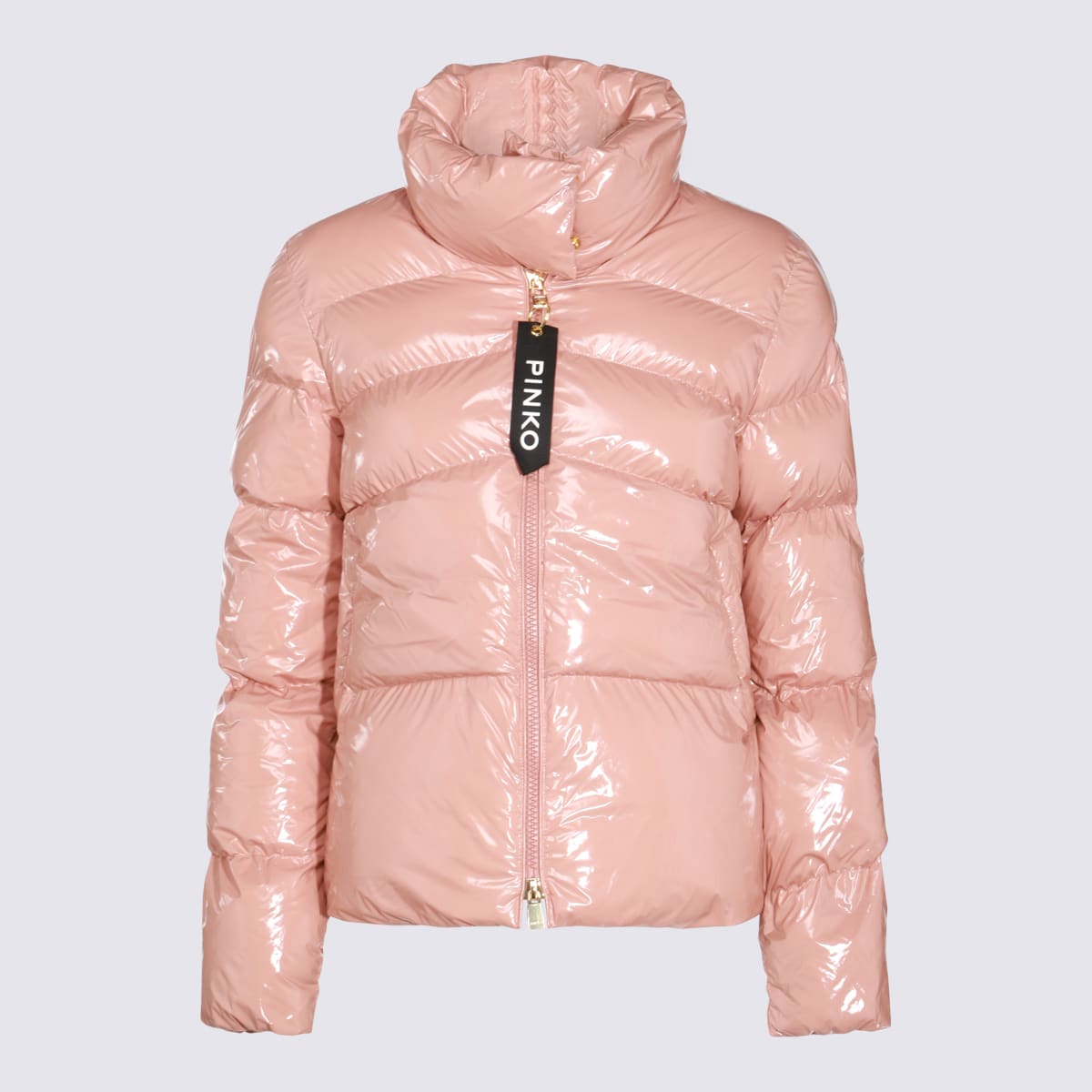 Shop Pinko Pink Down Jacket