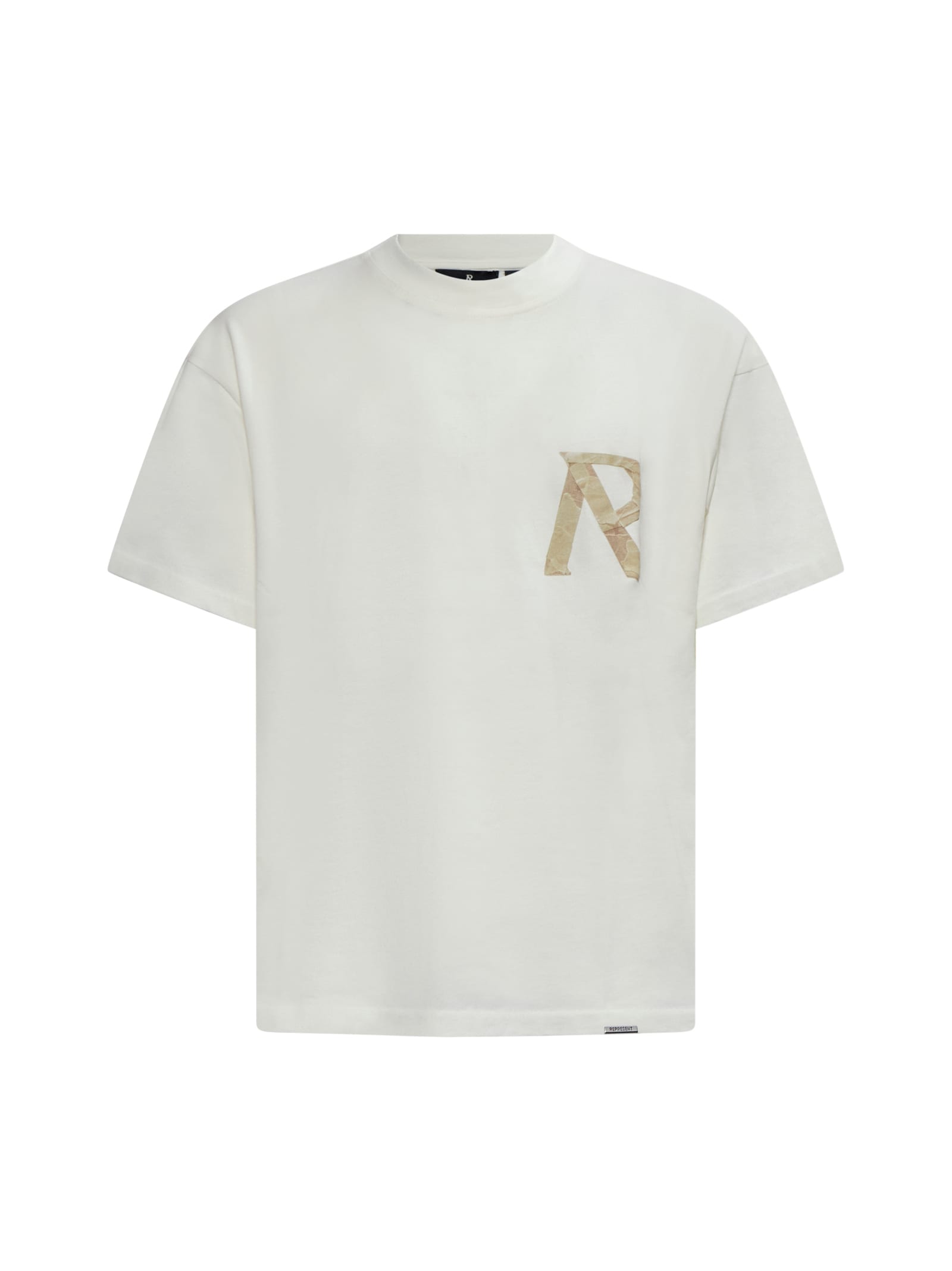 Shop Represent T-shirt In Flat White