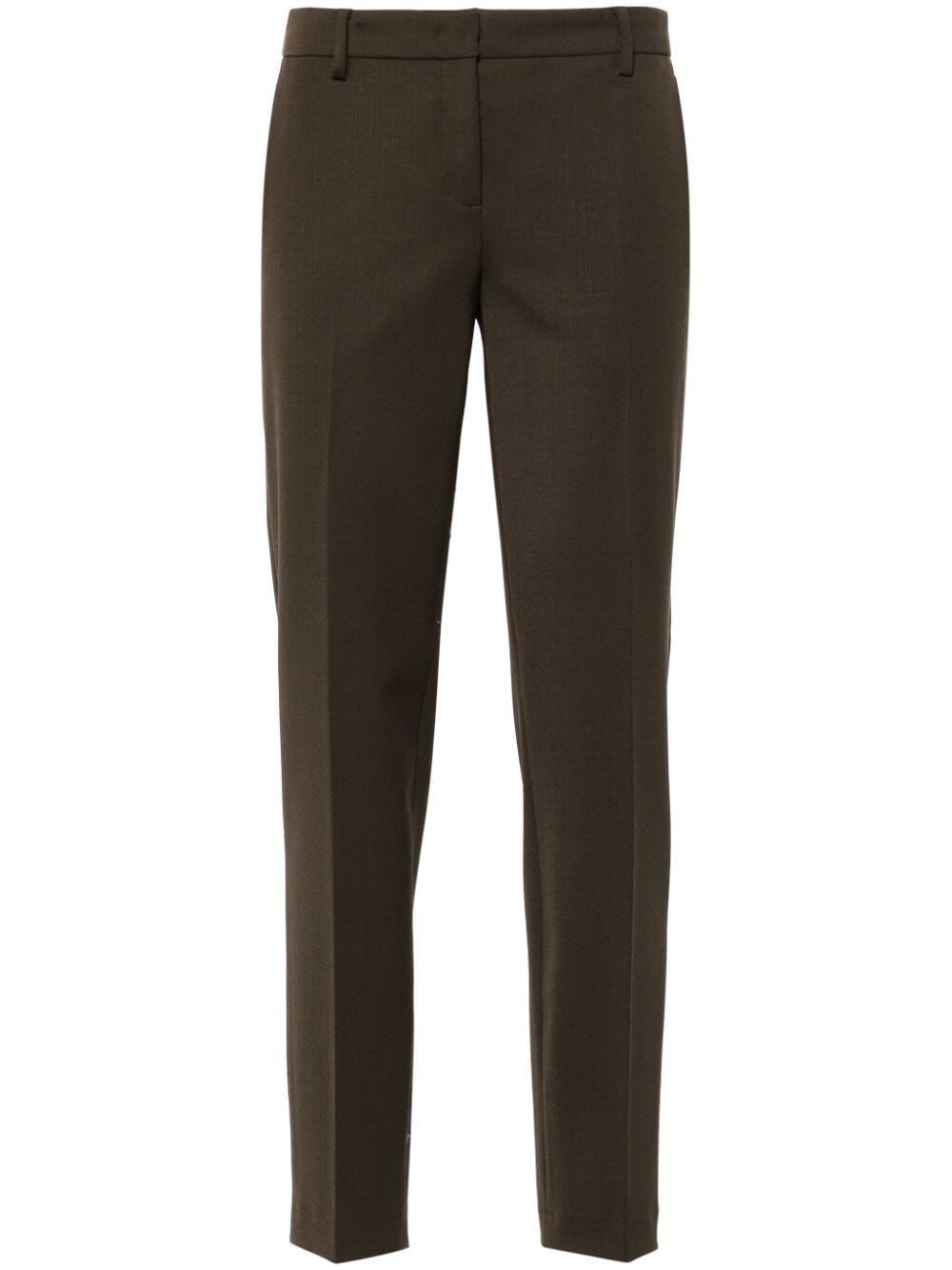 Shop N°21 Straight Trousers In Military