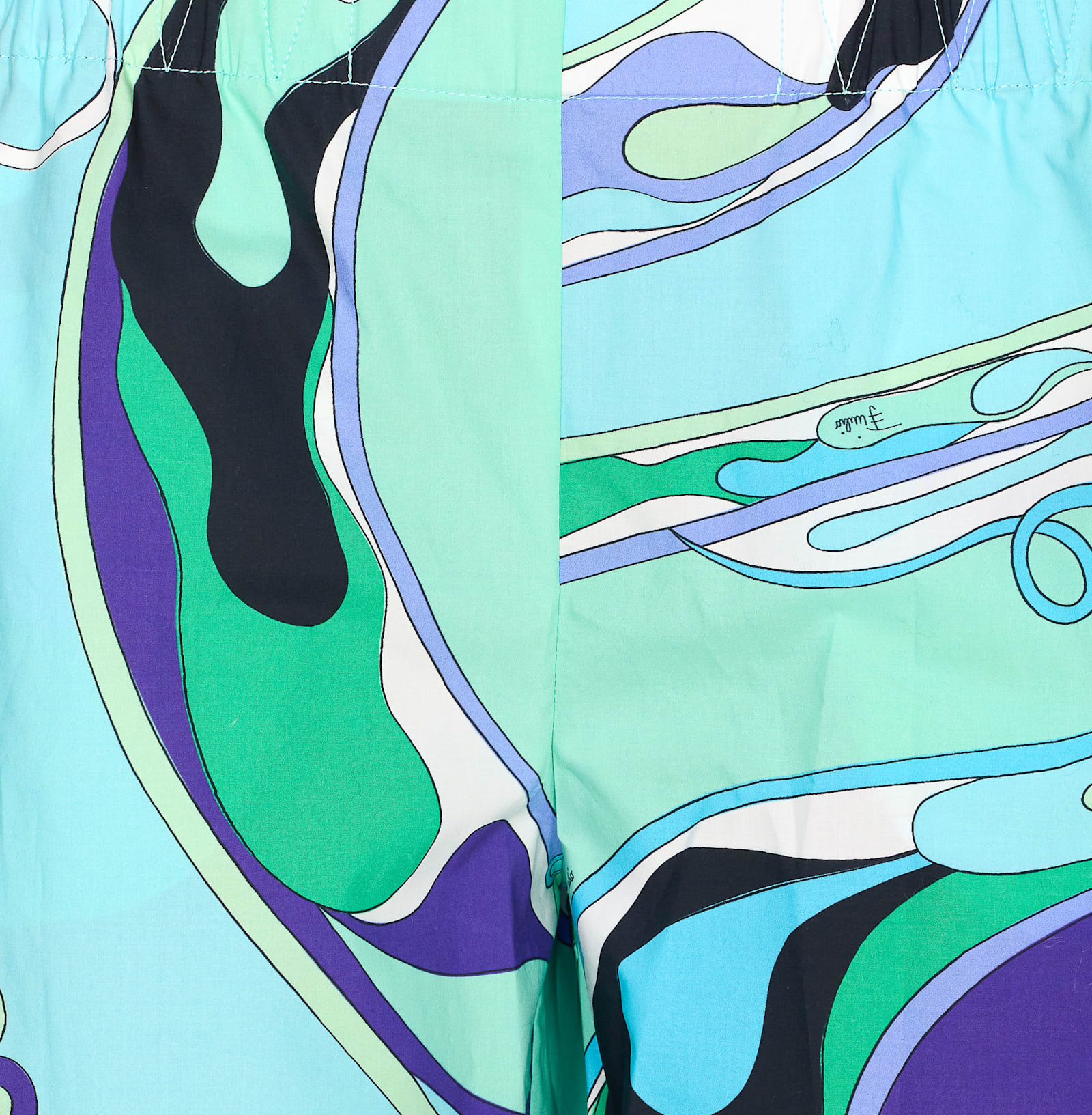 Shop Pucci Orchidee Print Shorts