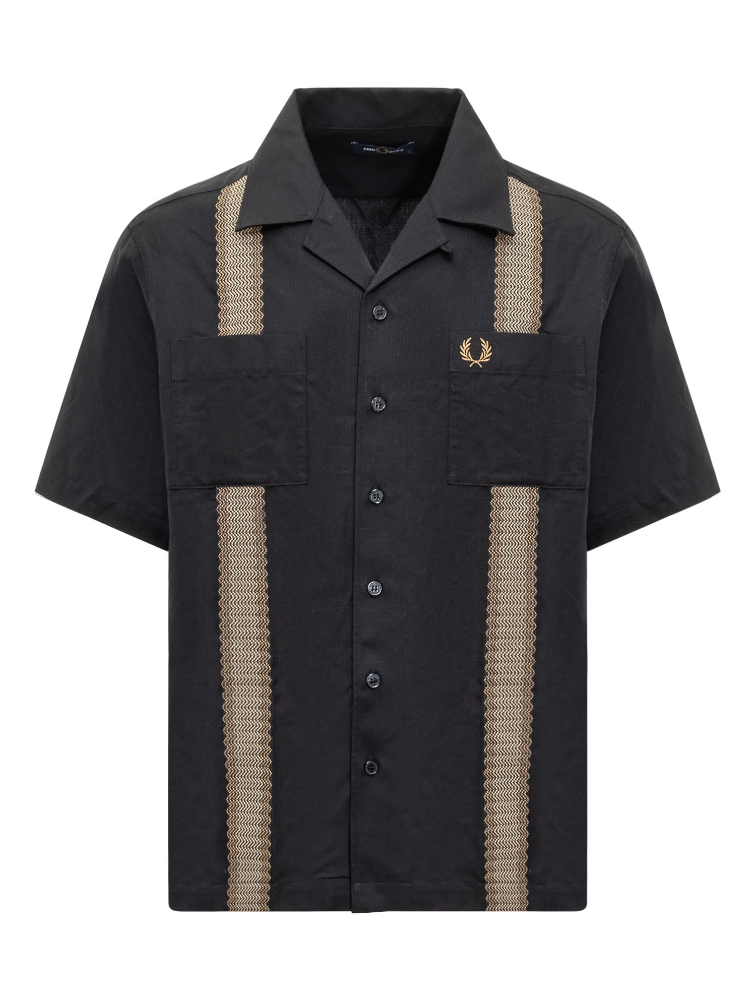 Shop Fred Perry Shirt In Black